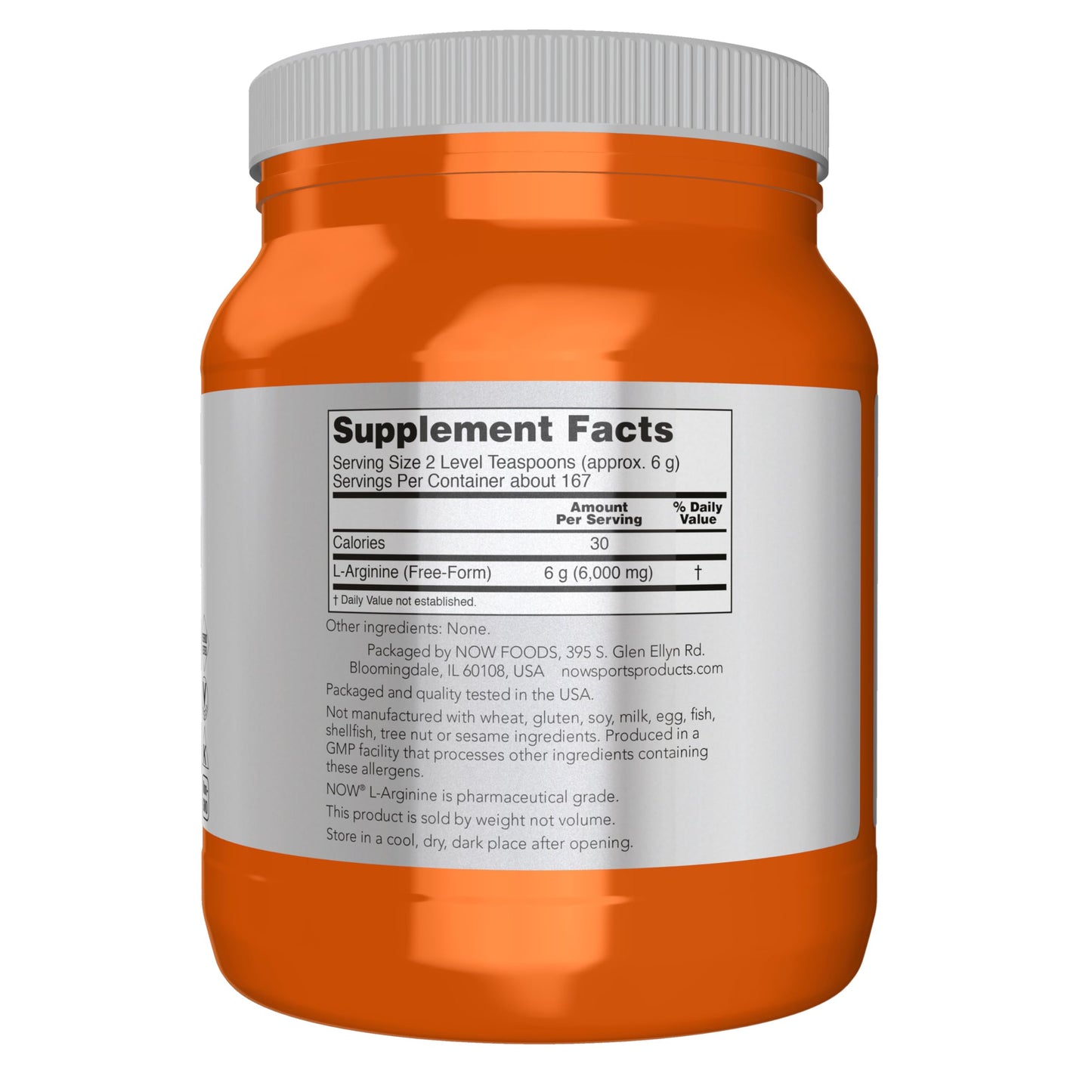 NOW Foods L-Arginine Powder 35.2 oz