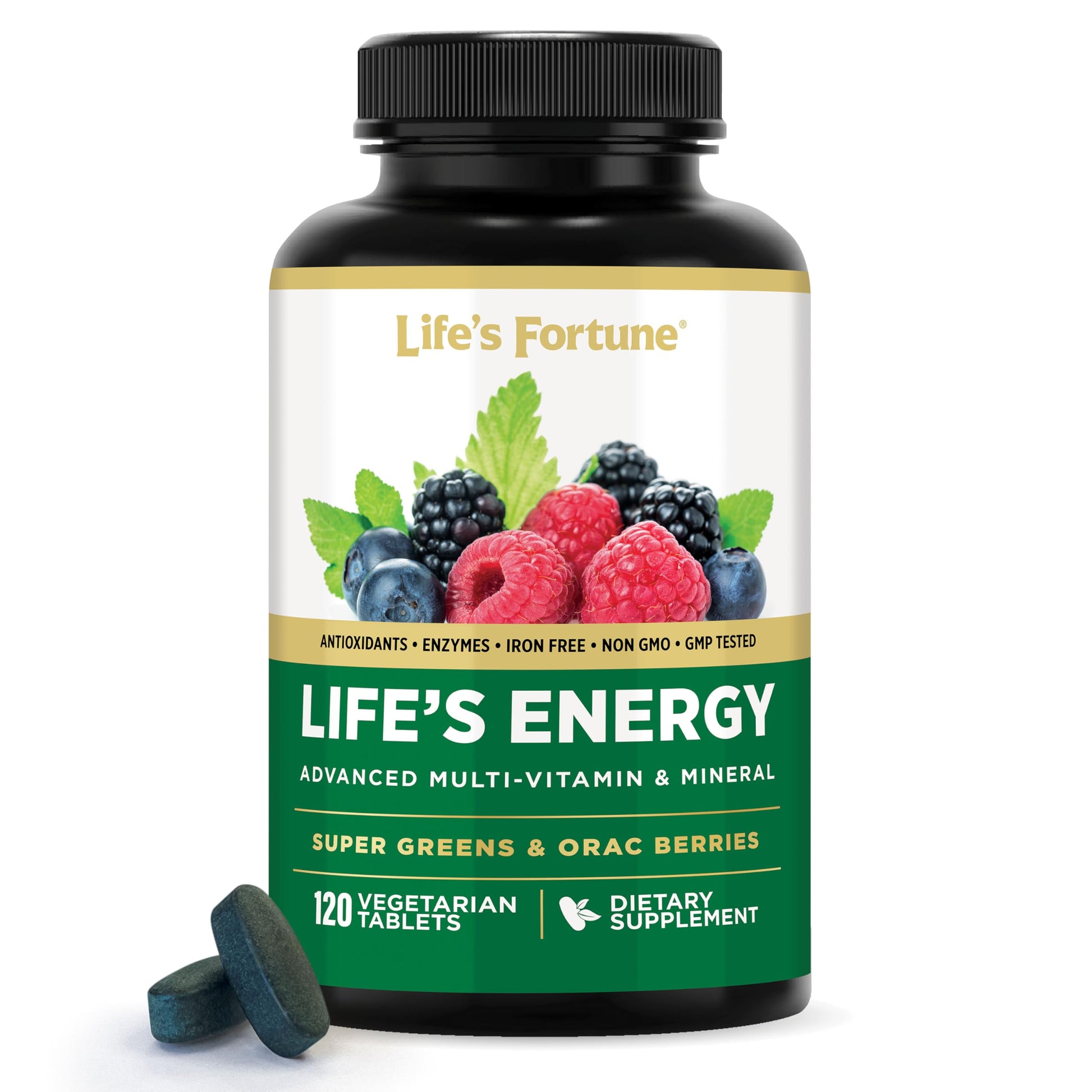 Life's Fortune Life's Energy Advanced Daily Multivitamin for Men & Women 120 Capsules