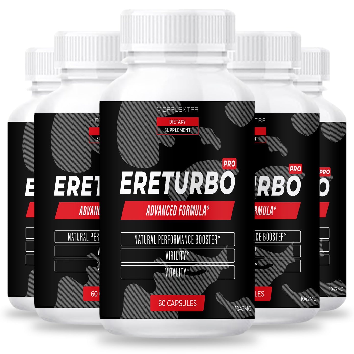 VIDAPLEXTRA Ereturbo Pro Men's Capsules, 300 Capsules