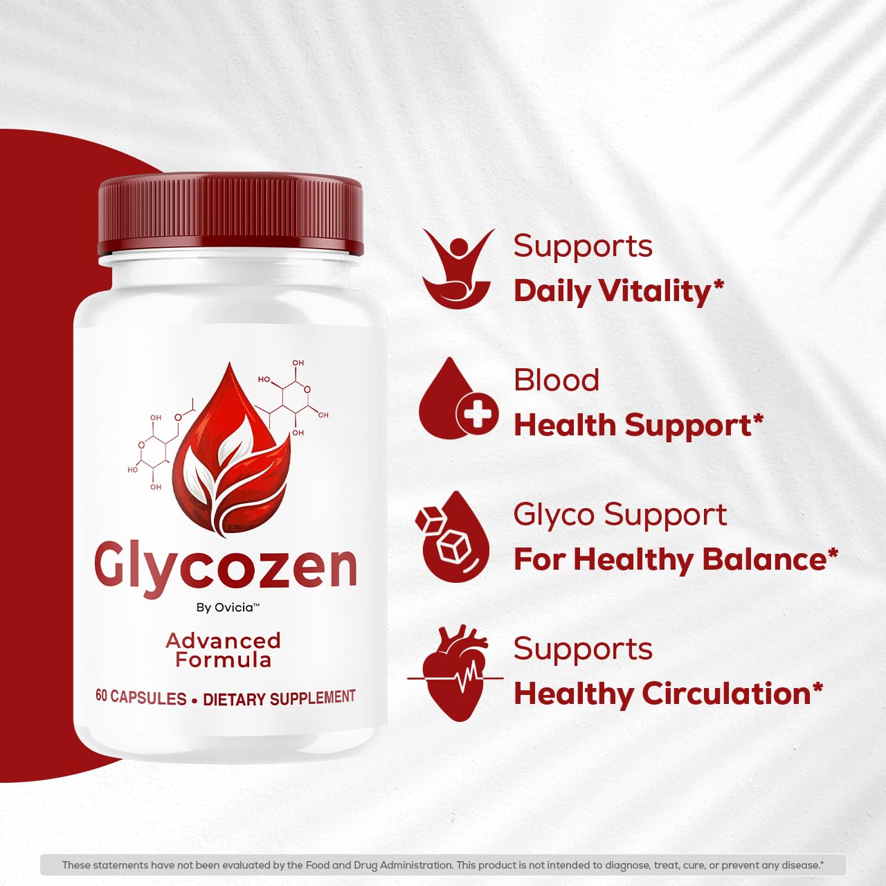 OVICIA Glycozen Capsules, 60 Count