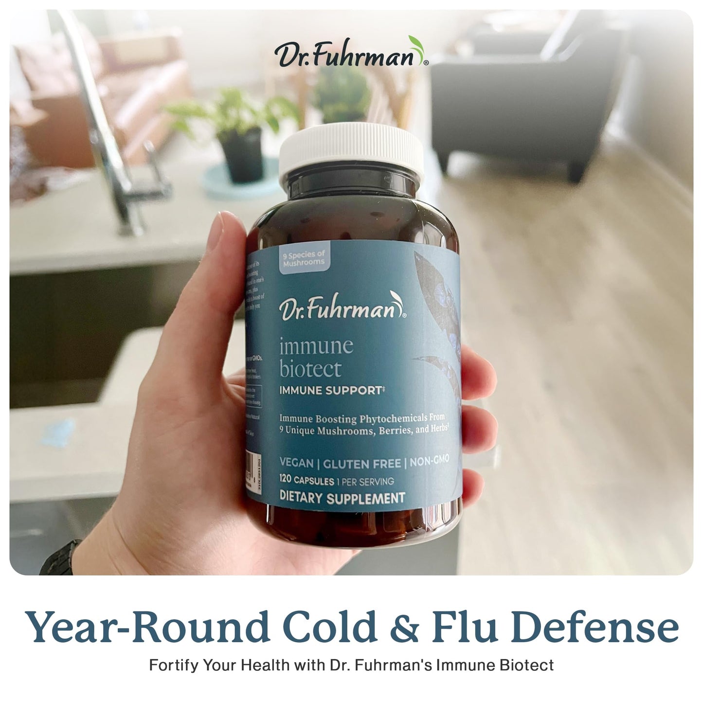 Dr. Fuhrman All Natural Immune Support Supplement 120 Capsules