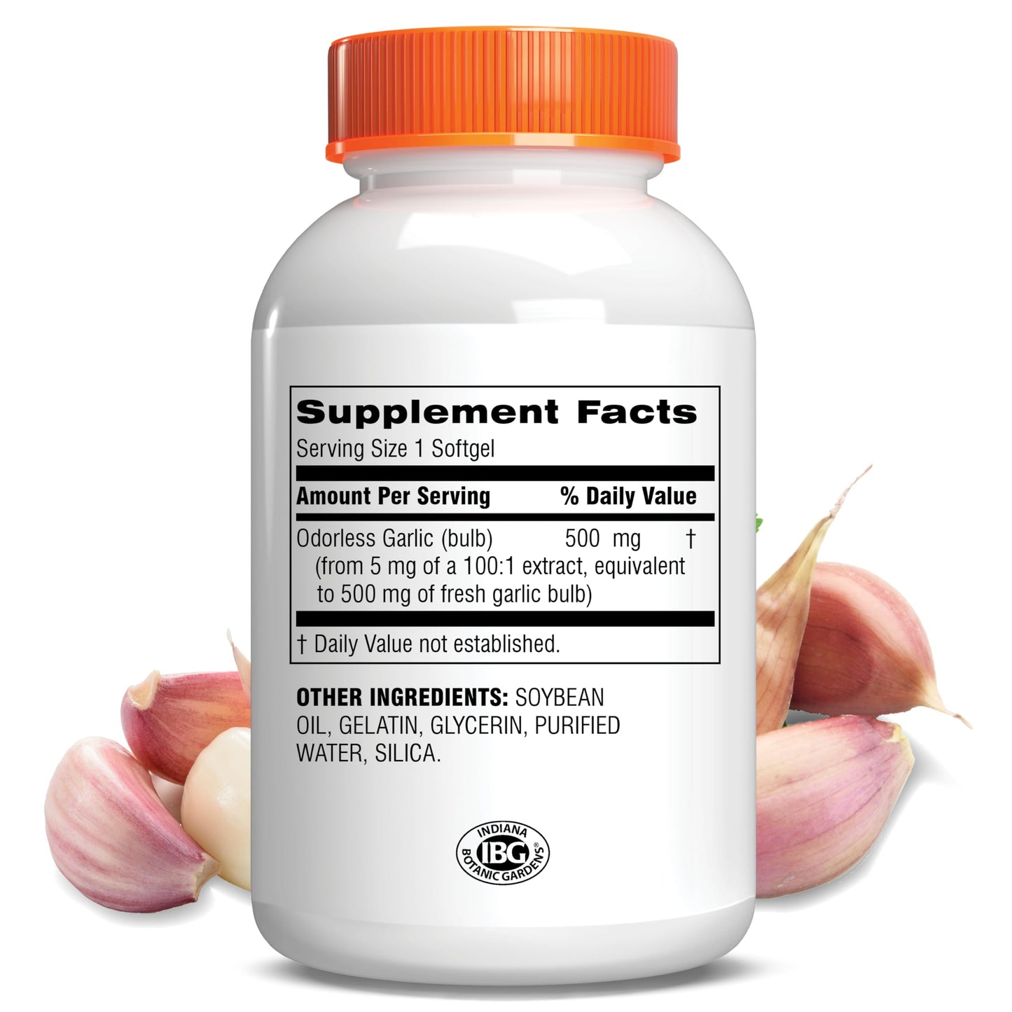 Botanic Choice Odorless Garlic Oil Softgels 180 Count