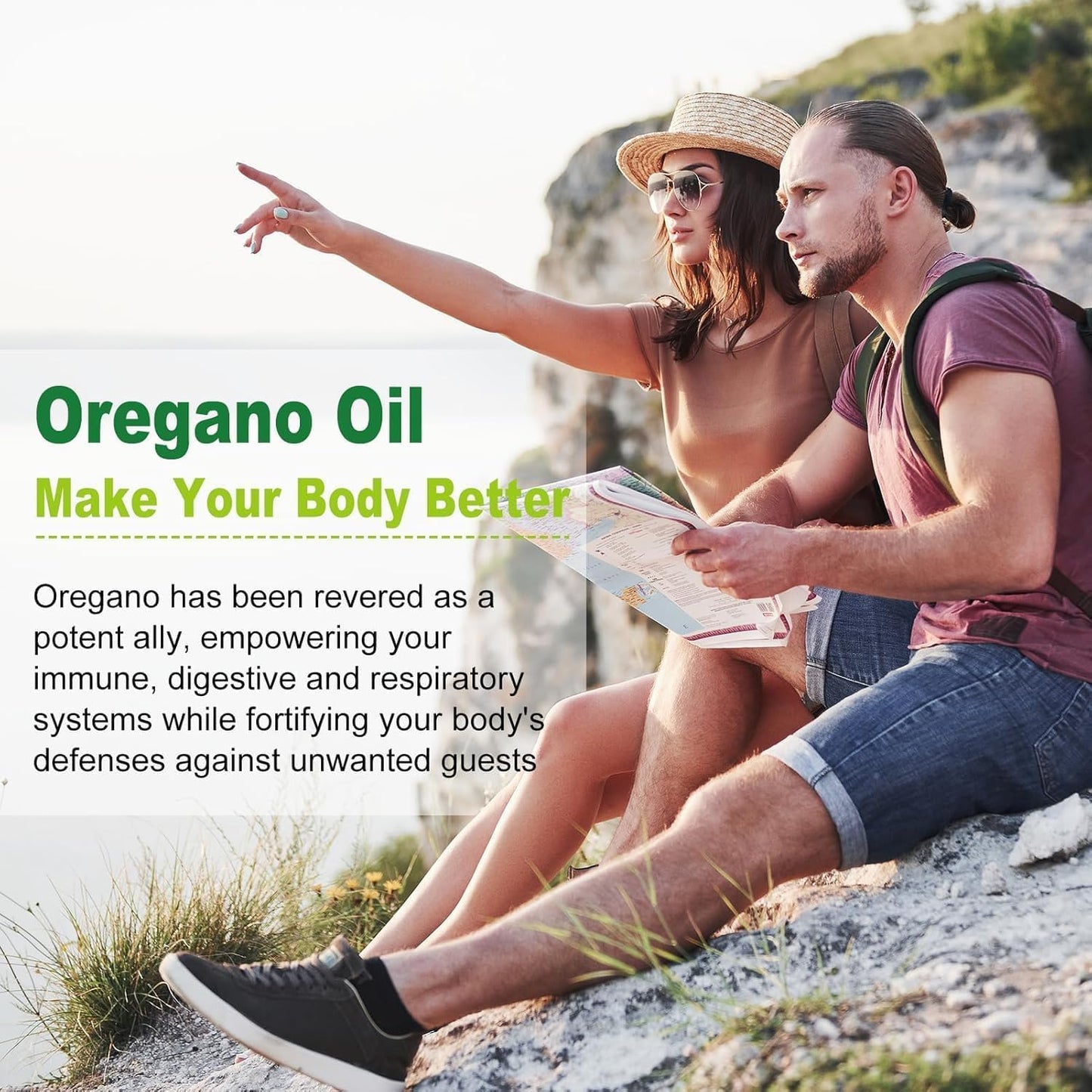 Nature's live Oil of Oregano with Black Seed Oil Softgels 60 Count
