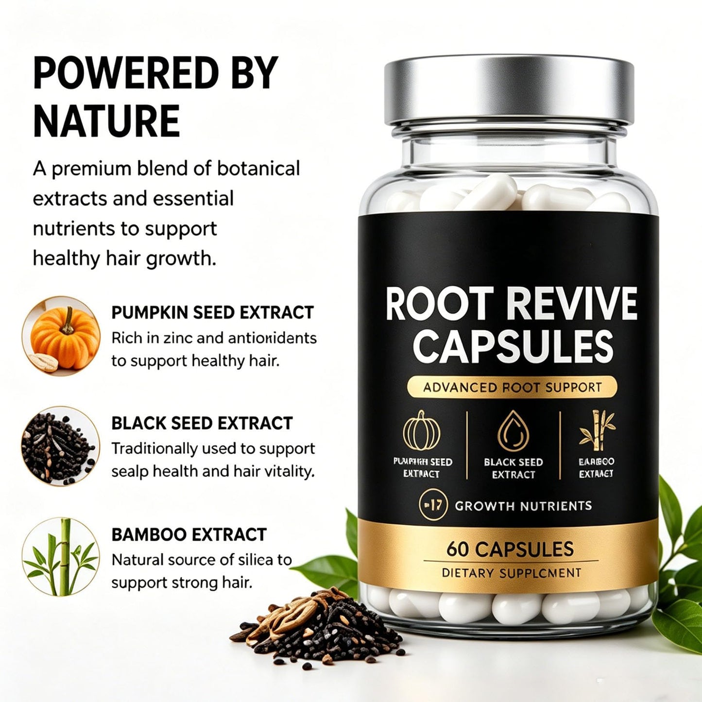Tilly Bare Root Revive Capsules 60 Count