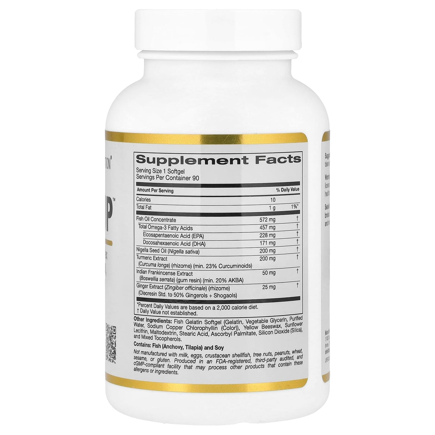 California Gold Nutrition Curcumin UP Softgel 90 Count