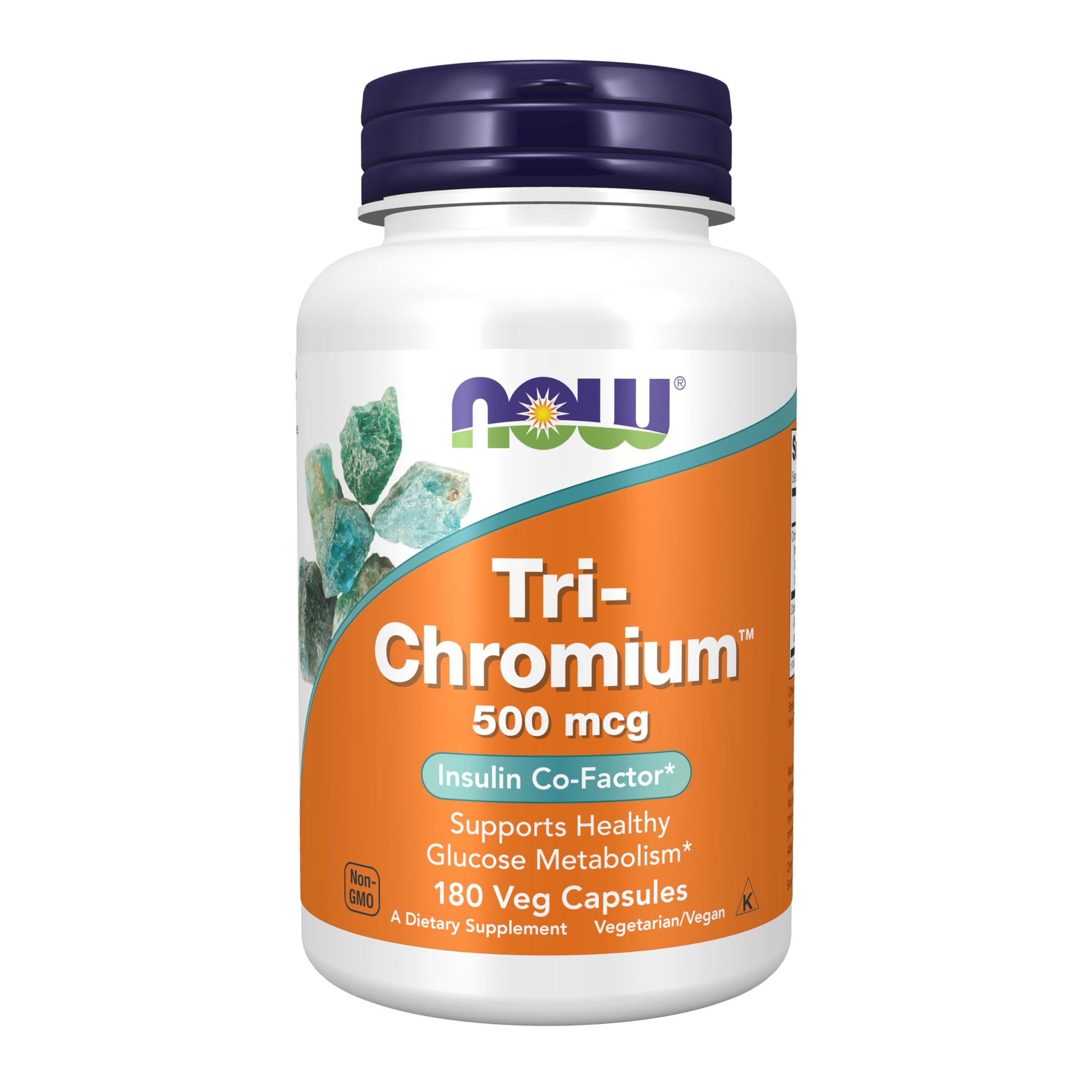 NOW Foods Tri-Chromium 500 mcg Capsules, 1 Capsule