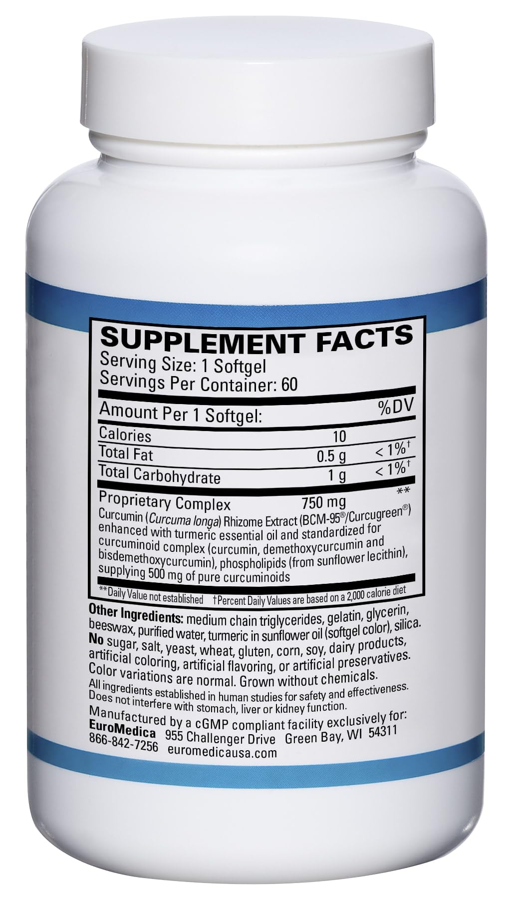 EuroMedica CuraPro Softgels 120