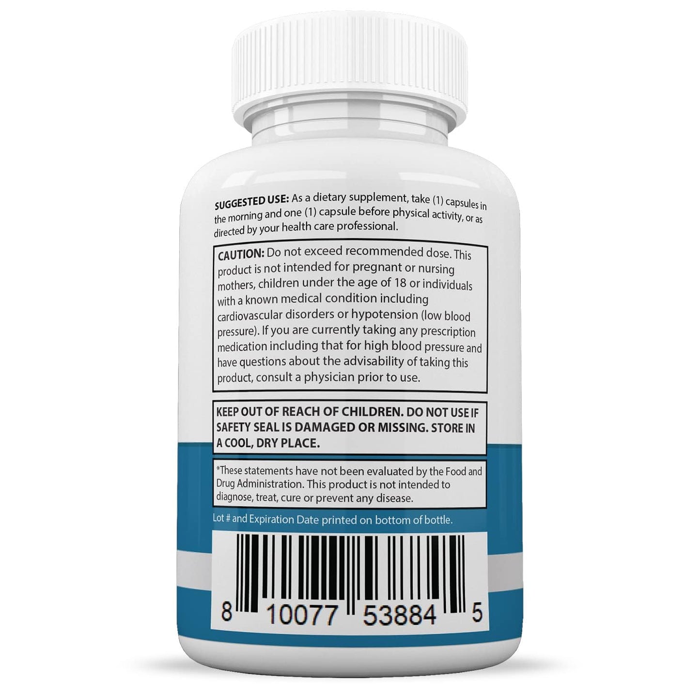 Justified Laboratories Glucotrust Max 1295MG Formula 300 Capsules