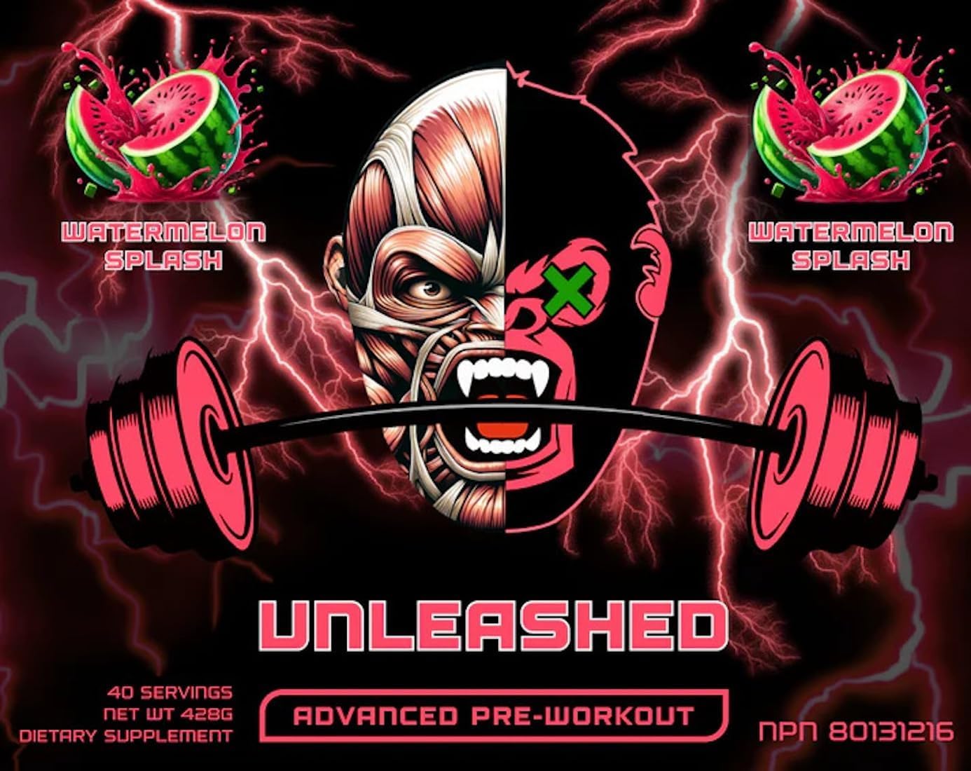 APE-X Unleashed Pre Workout Powder 15 Servings