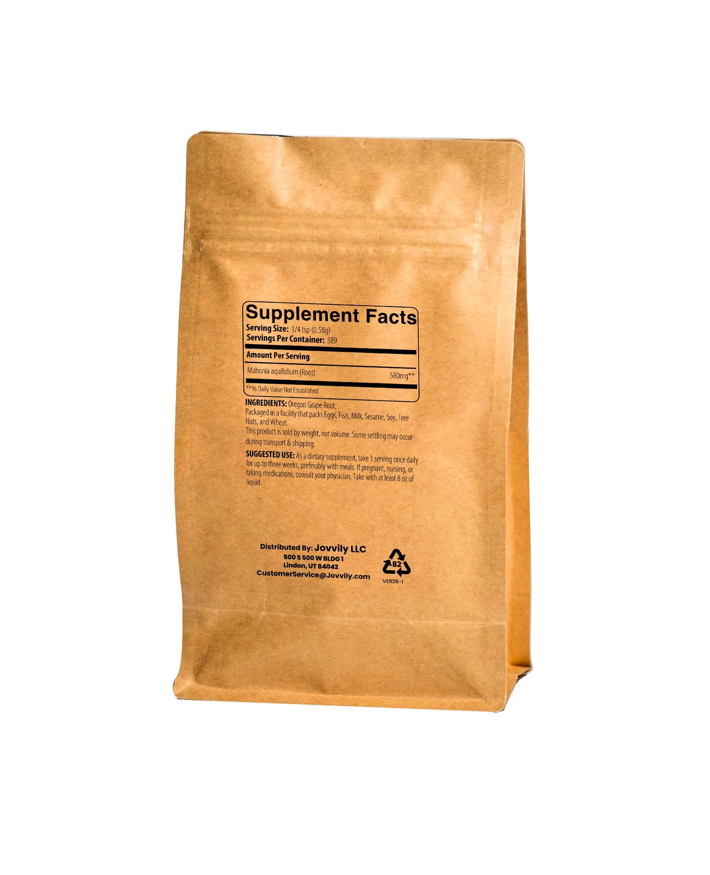 Jovvily Oregon Grape Root Powder 8 oz