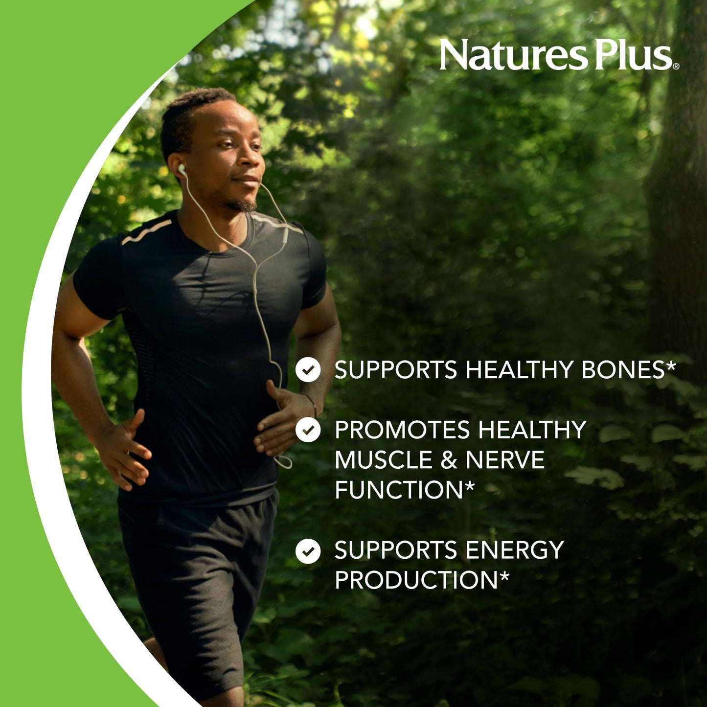 NaturesPlus Cal/Mag Citrate Capsules, 90 Vegetarian Capsules