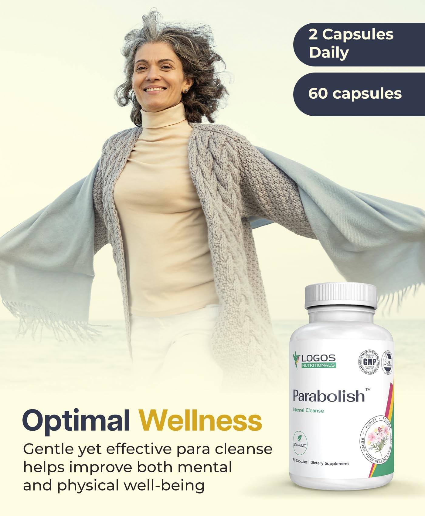 Logos Nutritionals Parabolish Para Cleanse Capsule 60 Count