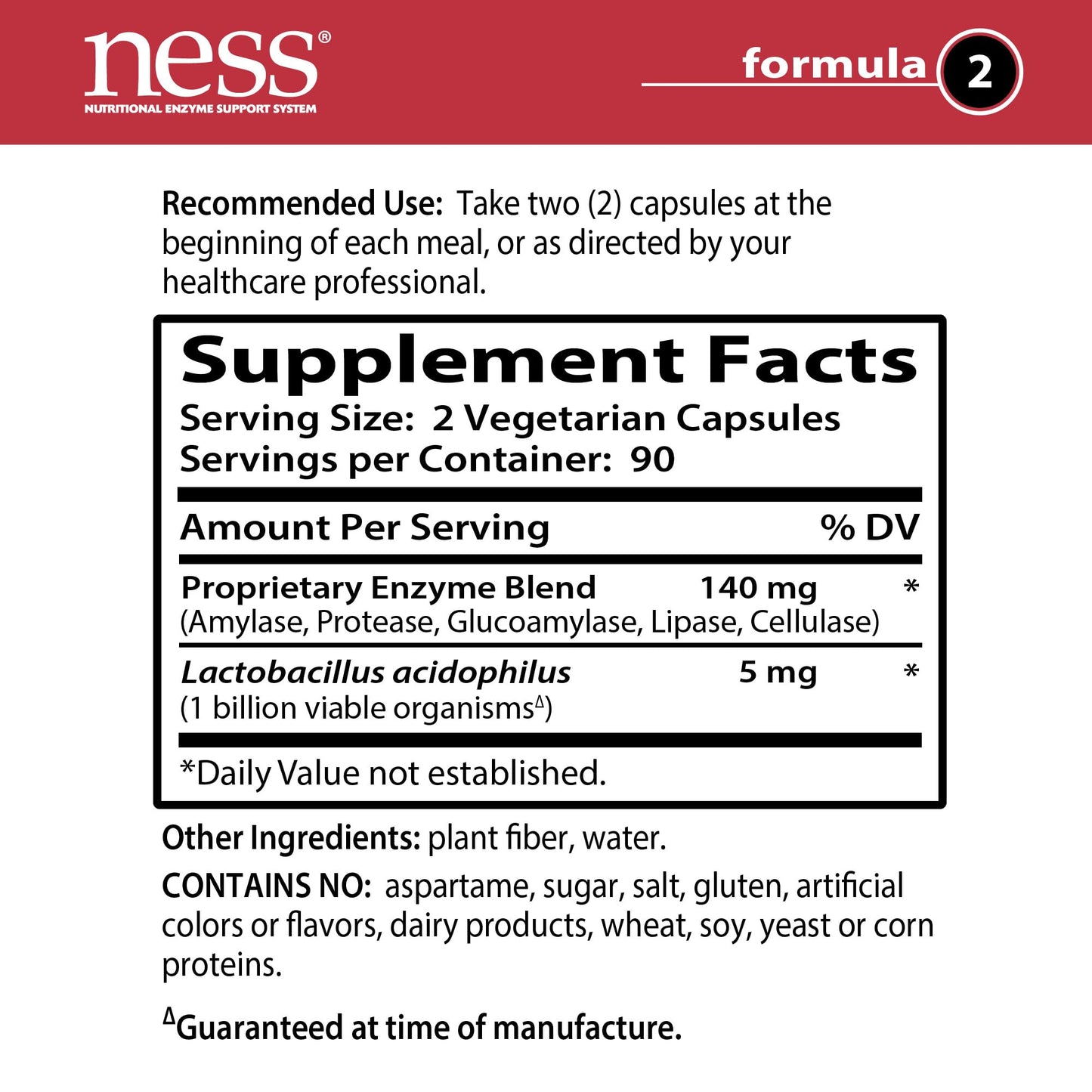 NESS Starch Digest Capsule, 180 Capsules