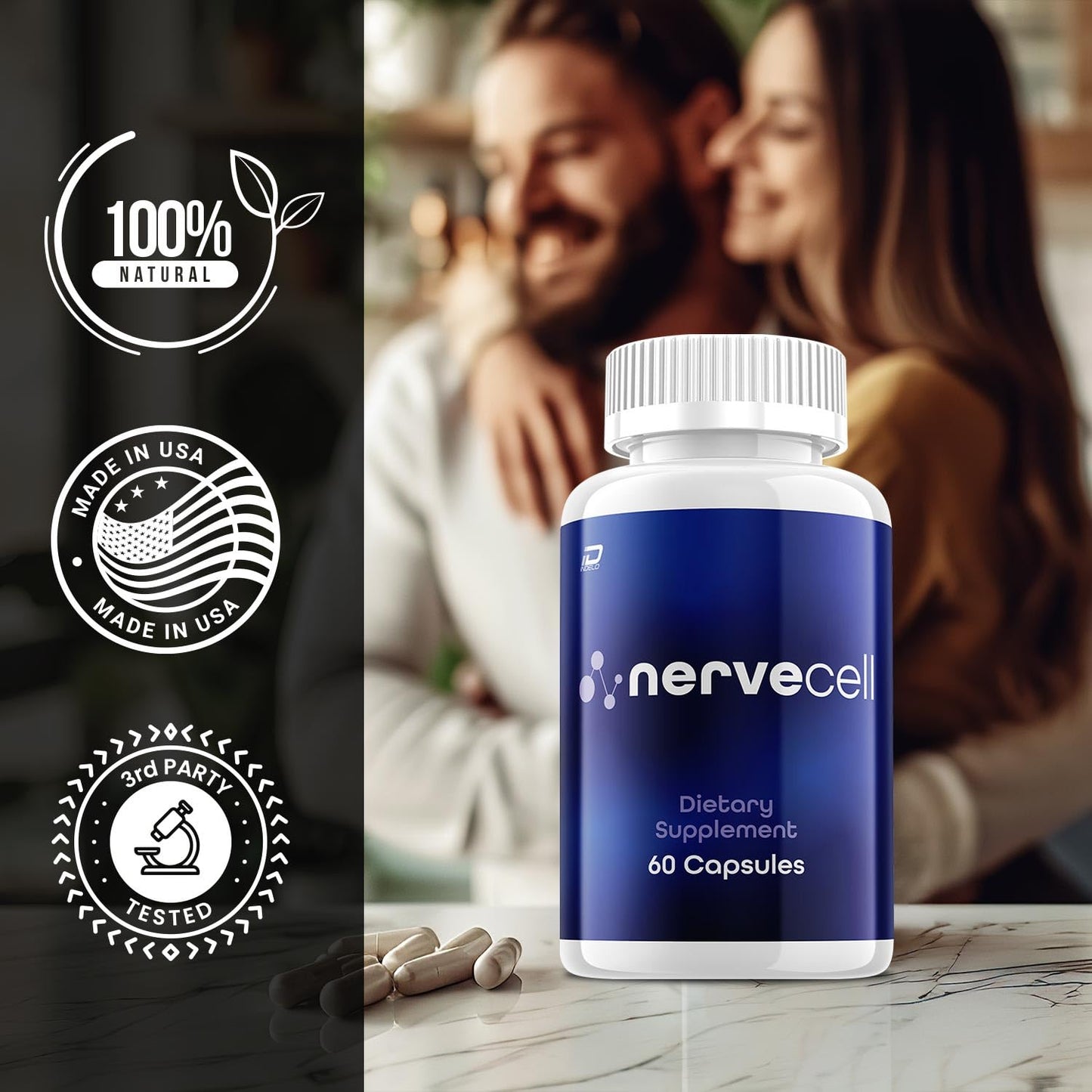 Indelo Nervecell Advanced Formula Capsules, 180 Capsules