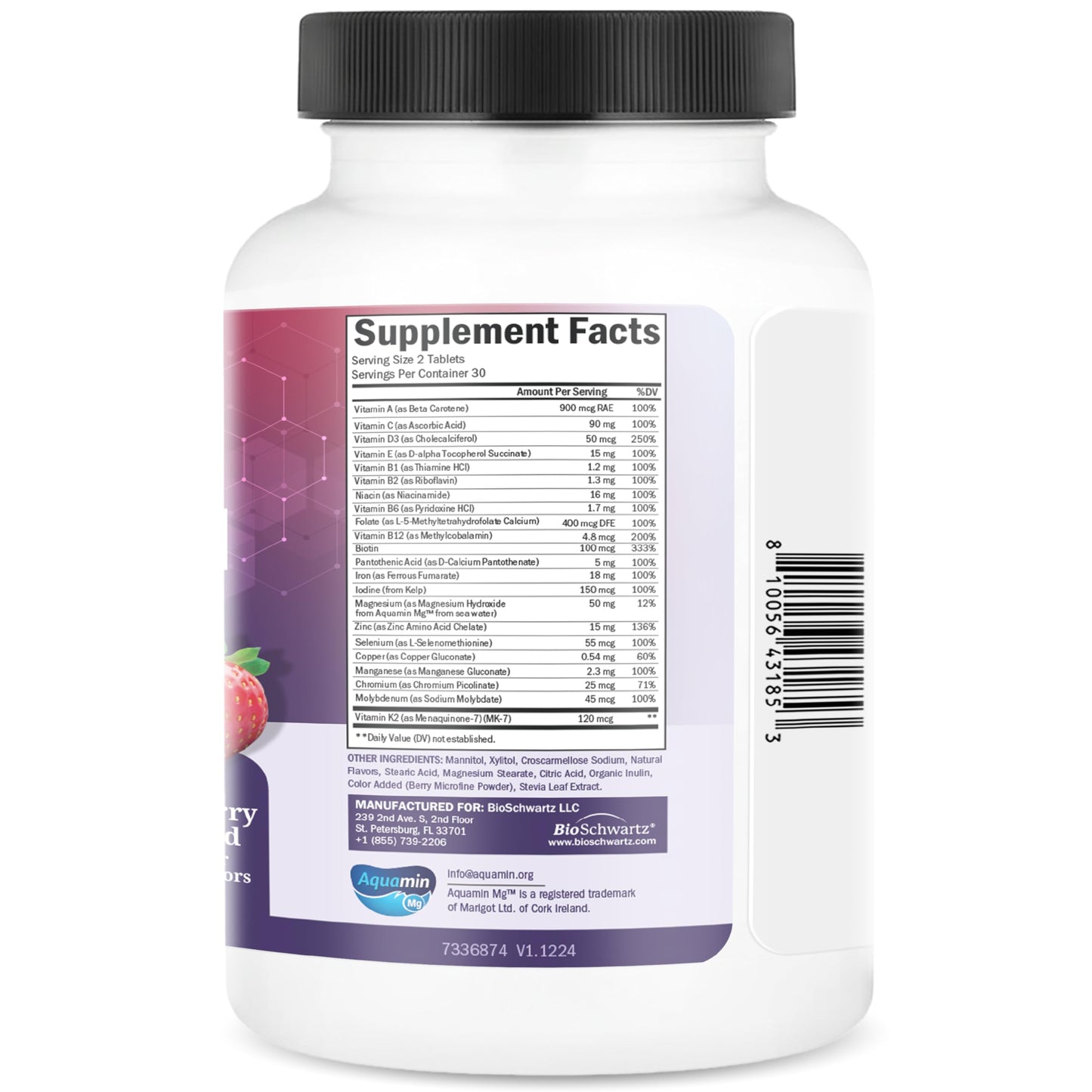 BioSchwartz Bariatric Multivitamin with Iron 60 Tablets