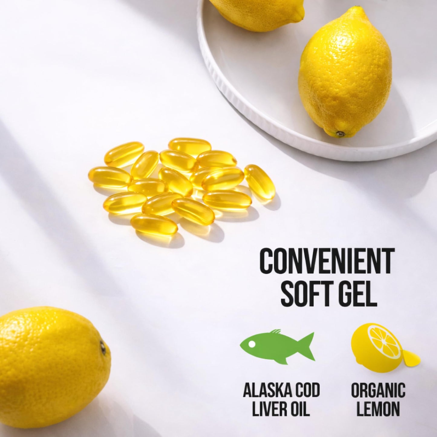 On Target Living Alaskan Cod Liver Oil Softgels 120