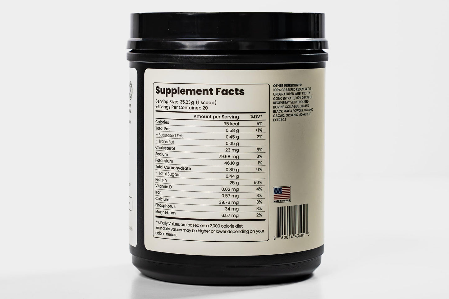 Pür-ishh Whey Protein Powder Chocolate 1.55 Pound
