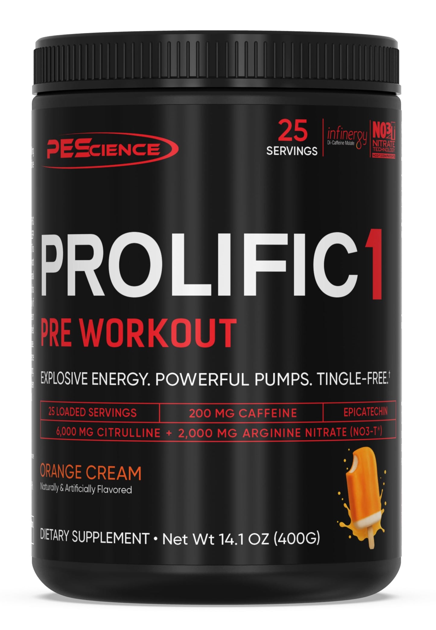 PEScience Prolific-1 Pre Workout Powder 14.1 Ounce