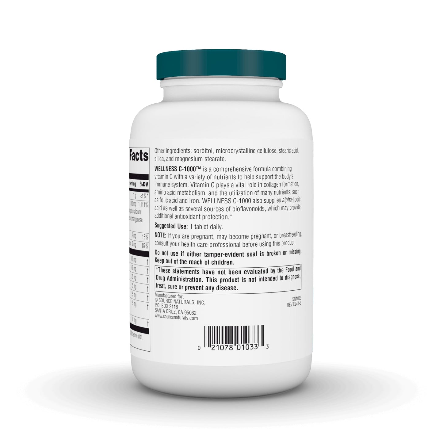 Source Naturals Wellness C-1000 Tablets 200