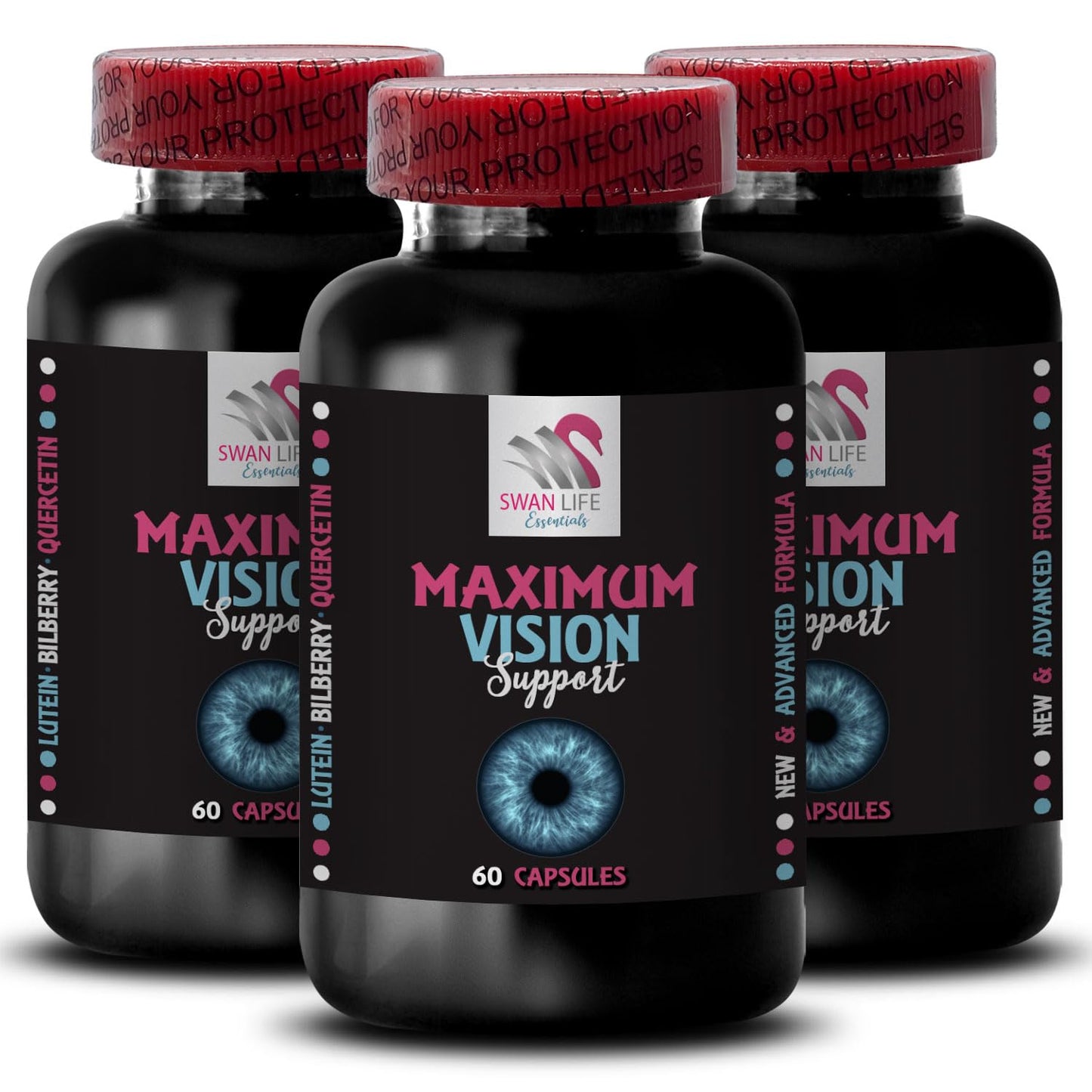 SWAN LIFE ESSENTIALS Eye Vision Supplement Focus Boost Capsules 180 Count