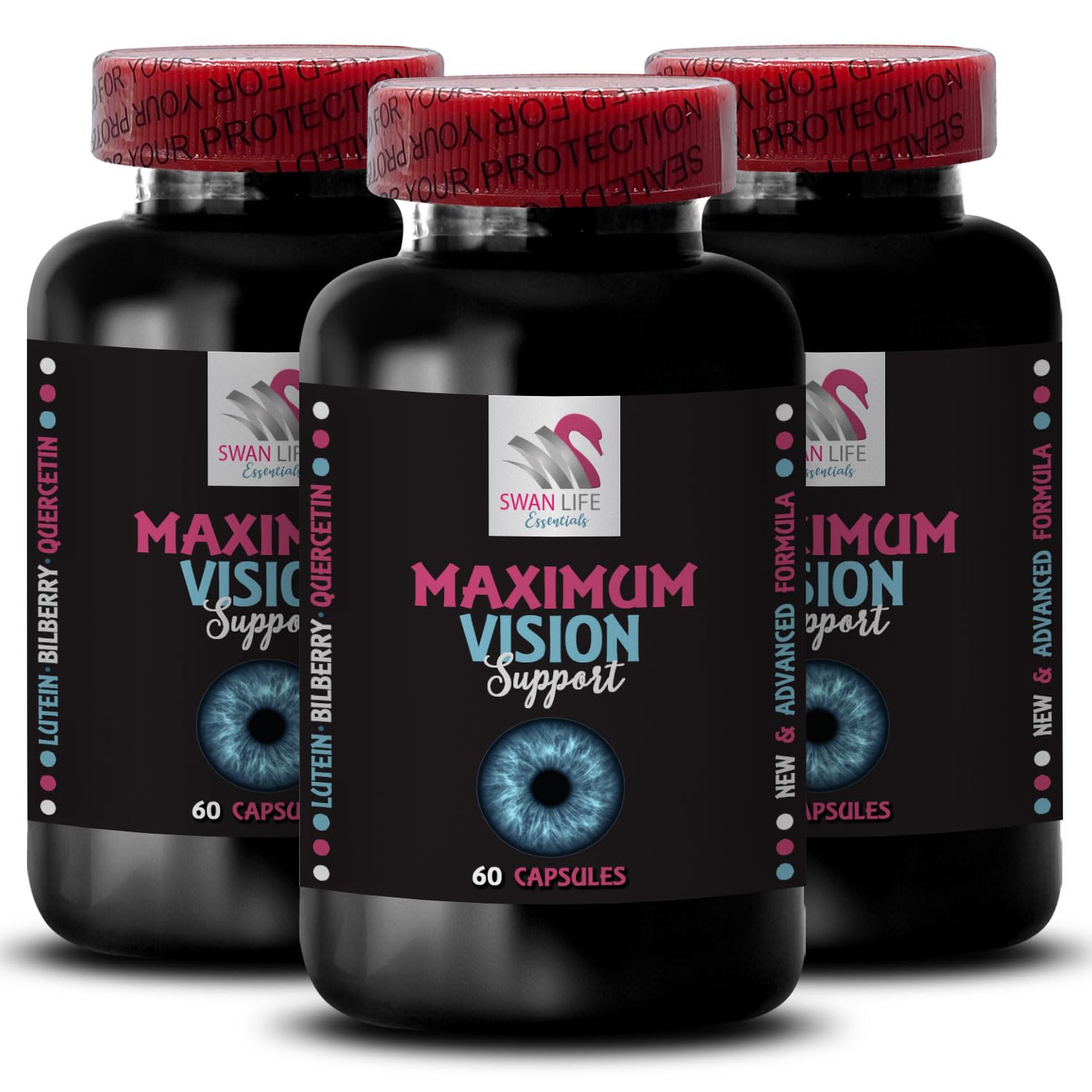 SWAN LIFE ESSENTIALS Eye Vision Supplement Focus Boost Capsules 180 Count