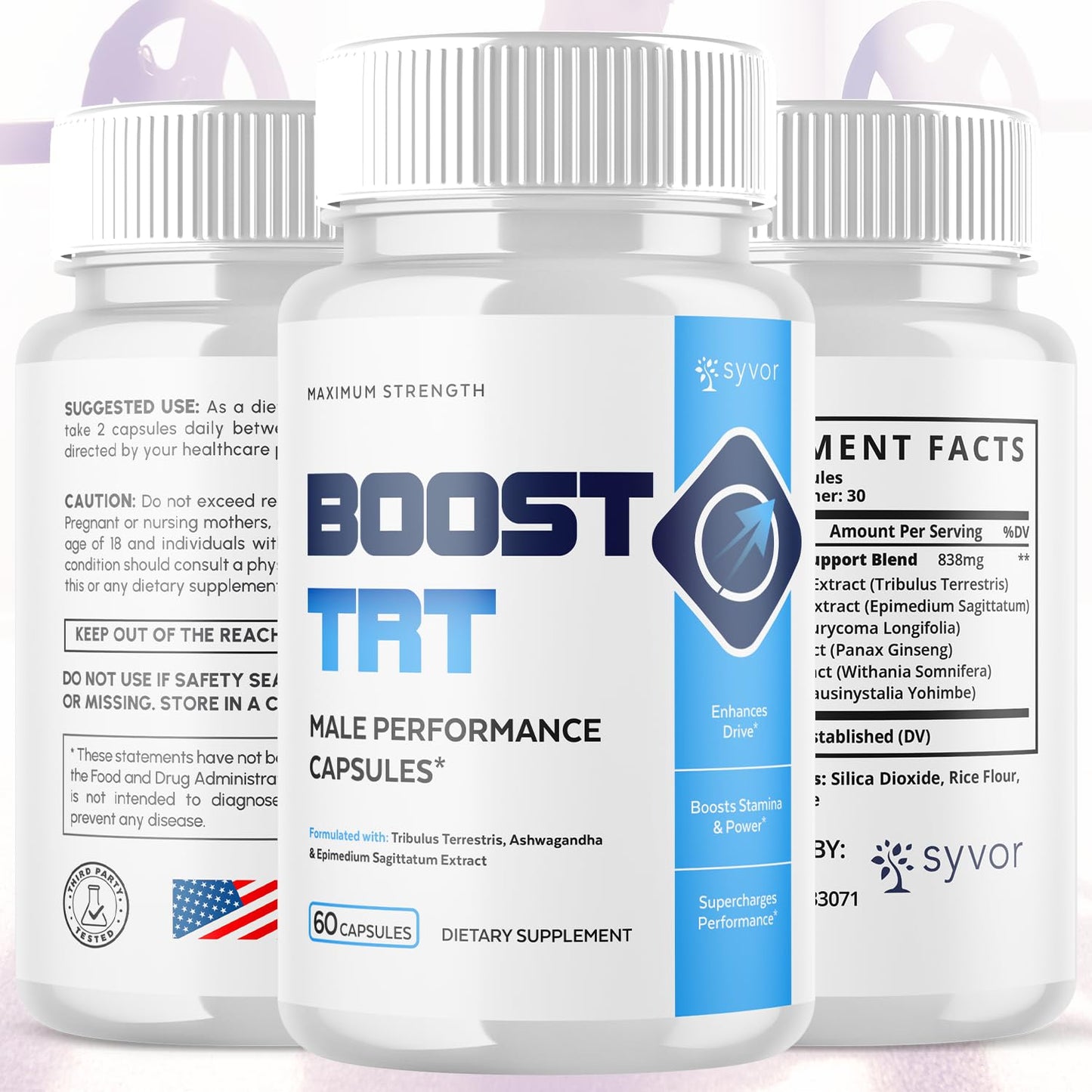 Syvor Boost TRT Capsules 120 Capsules