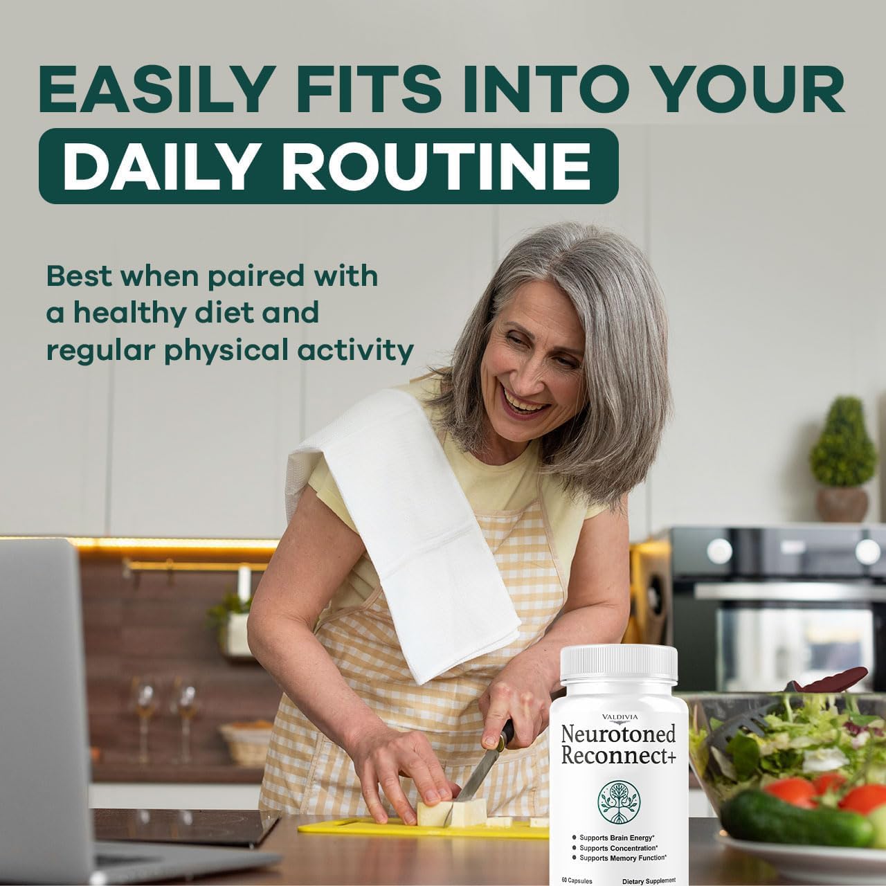Valdivia Neurotoned Reconnect Plus Capsules, 180 Capsules