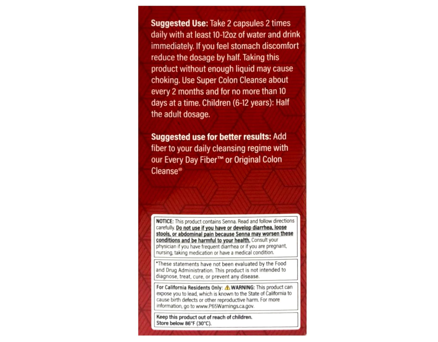 Health Plus Super Colon Cleanse Capsule 60 Count