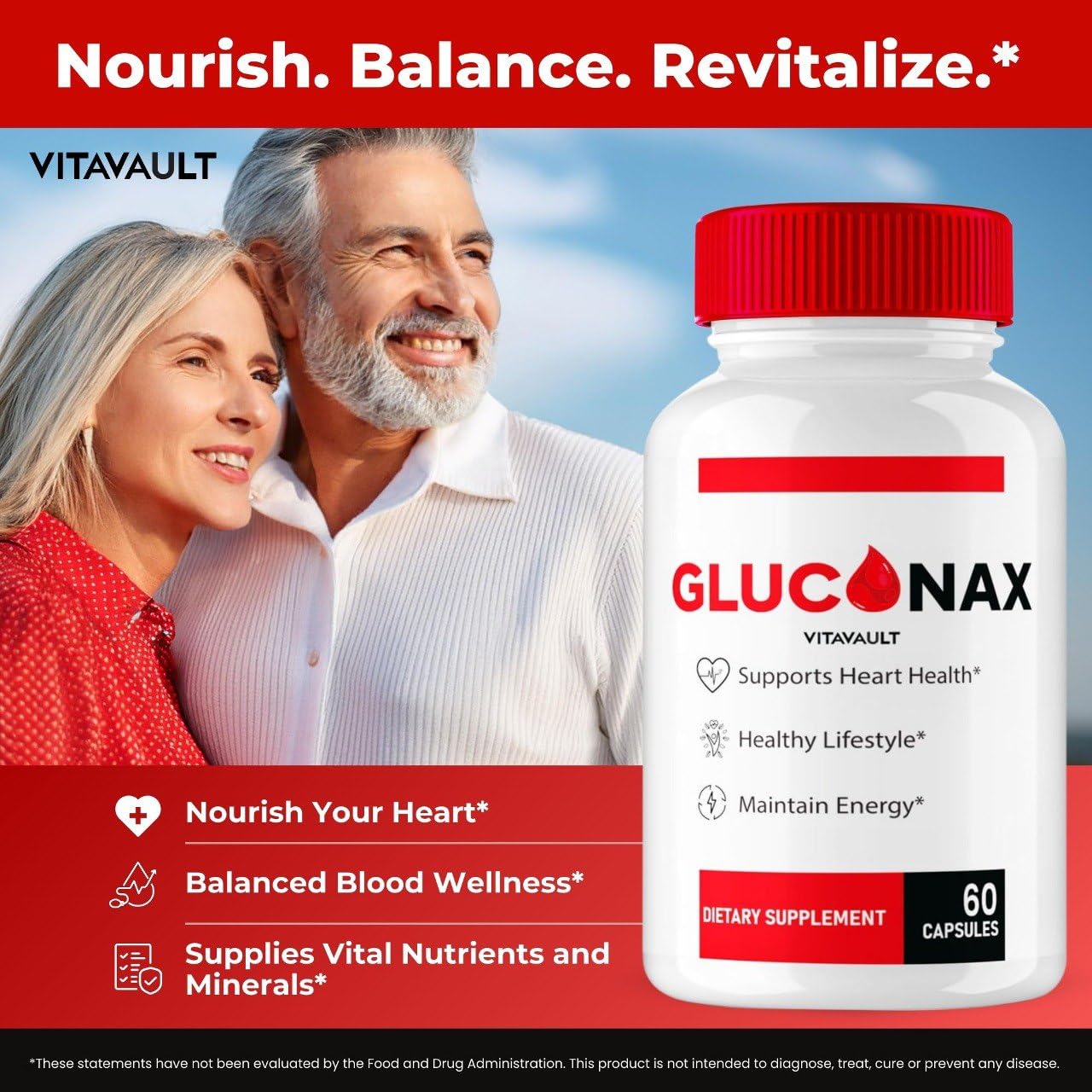 Vitavault Gluconax Capsules, 300 Capsules