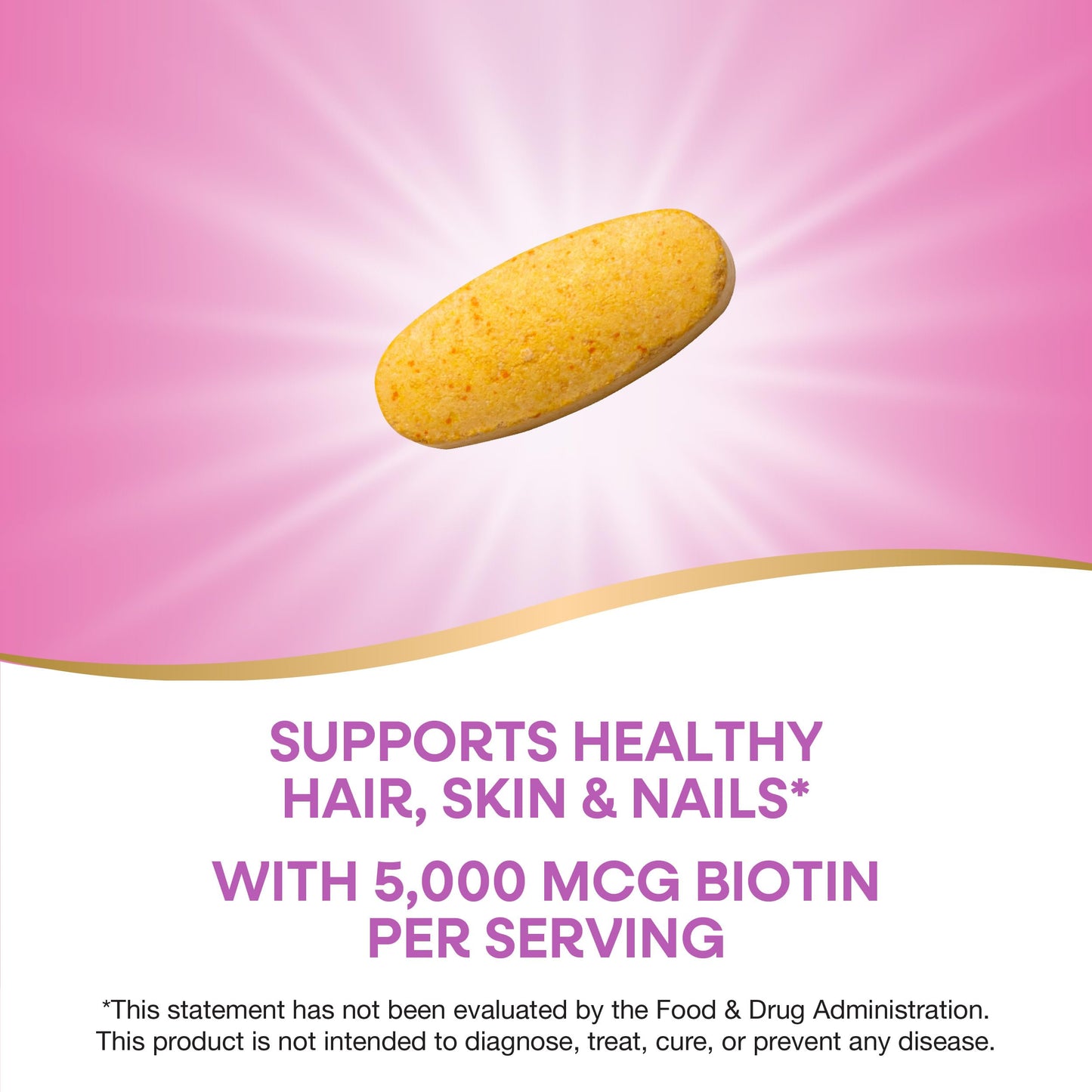 Nature's Way Biotin Forte Extra Strength, 5,000 mcg per Serving, 60 Tablets