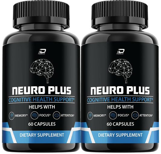 Indelo Neuro Plus Brain Supplement Capsules, 120 Capsules