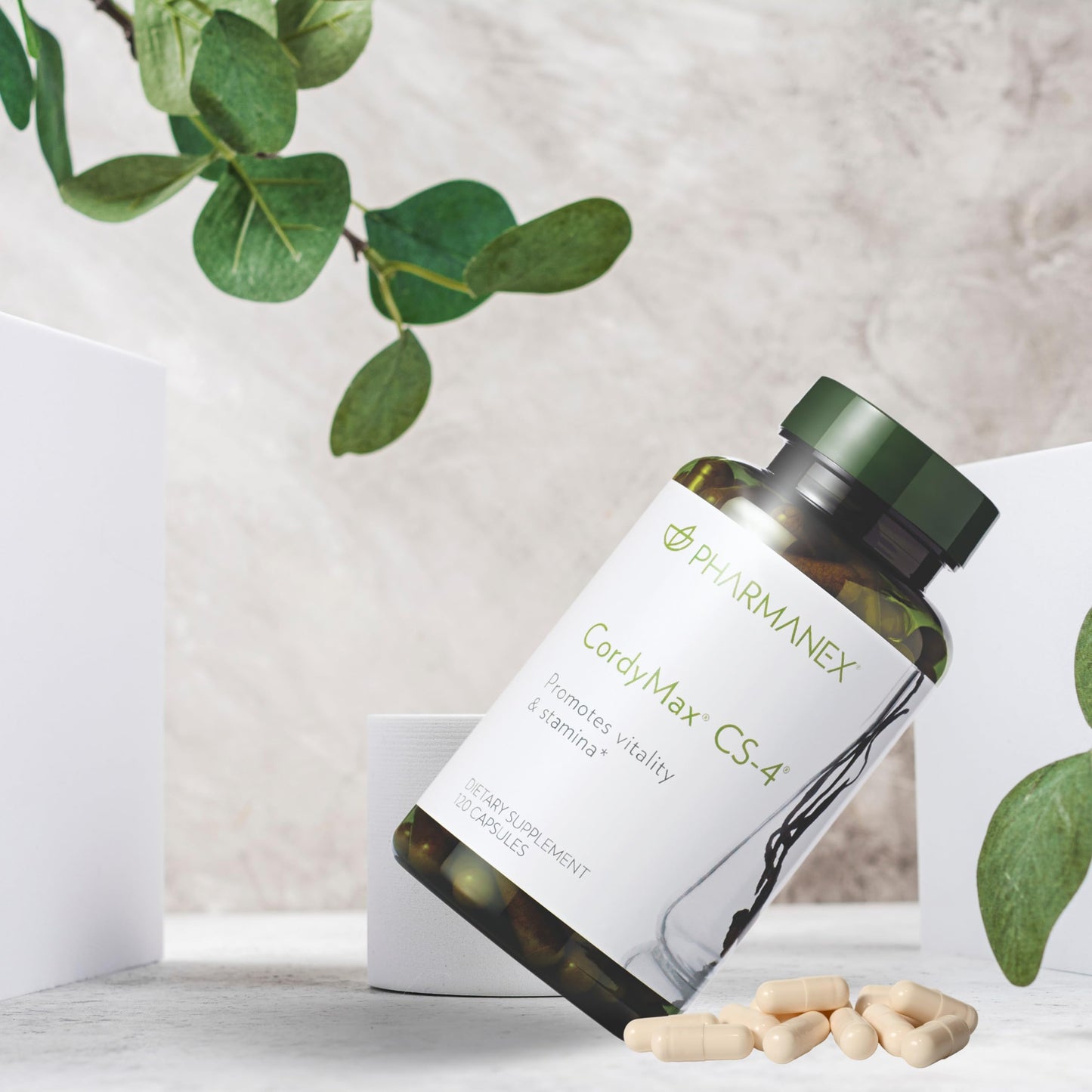 Nu Skin CordyMax Cs-4 Dietary Supplement Capsule, 120 Capsules