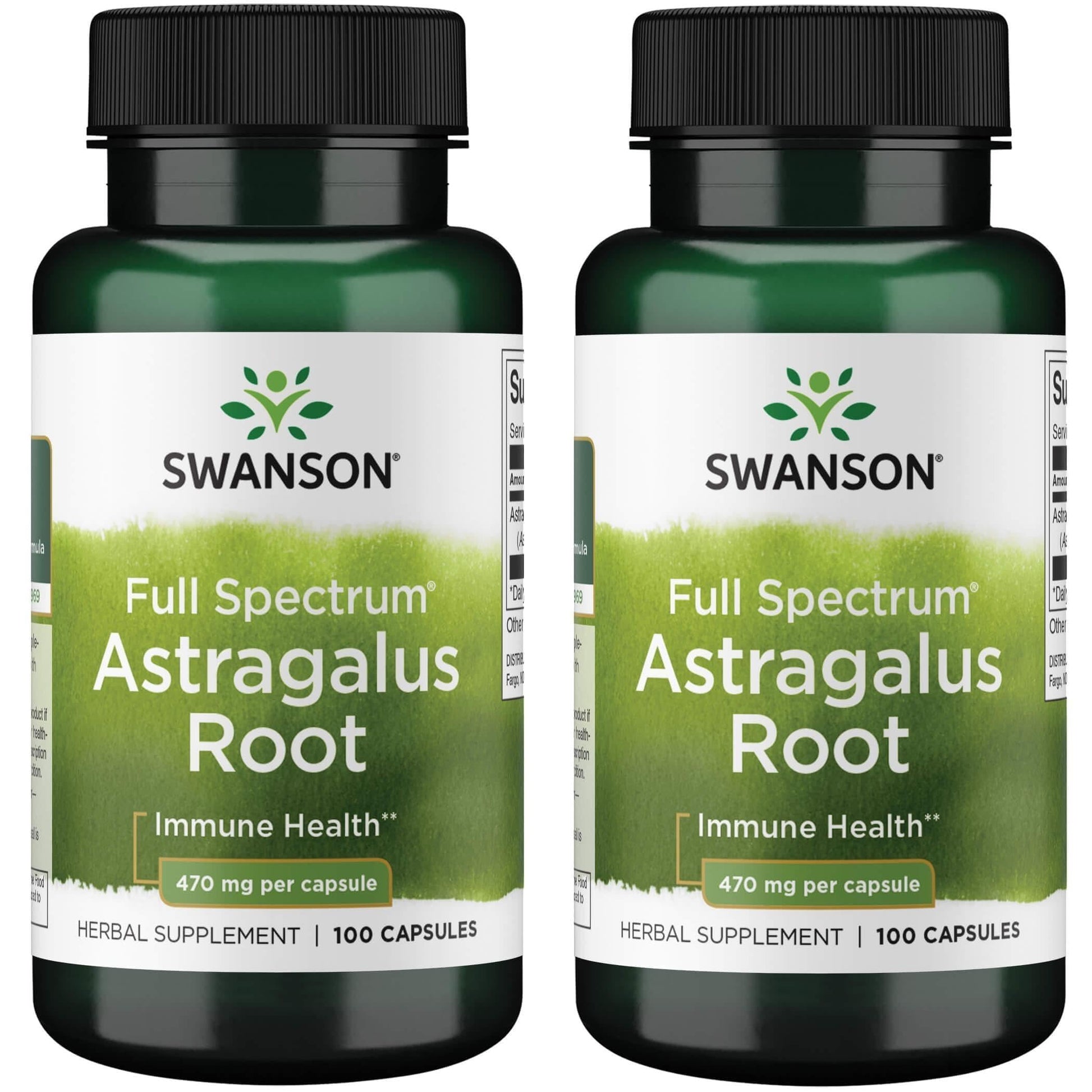 Swanson Astragalus Root Capsules 200 Capsules