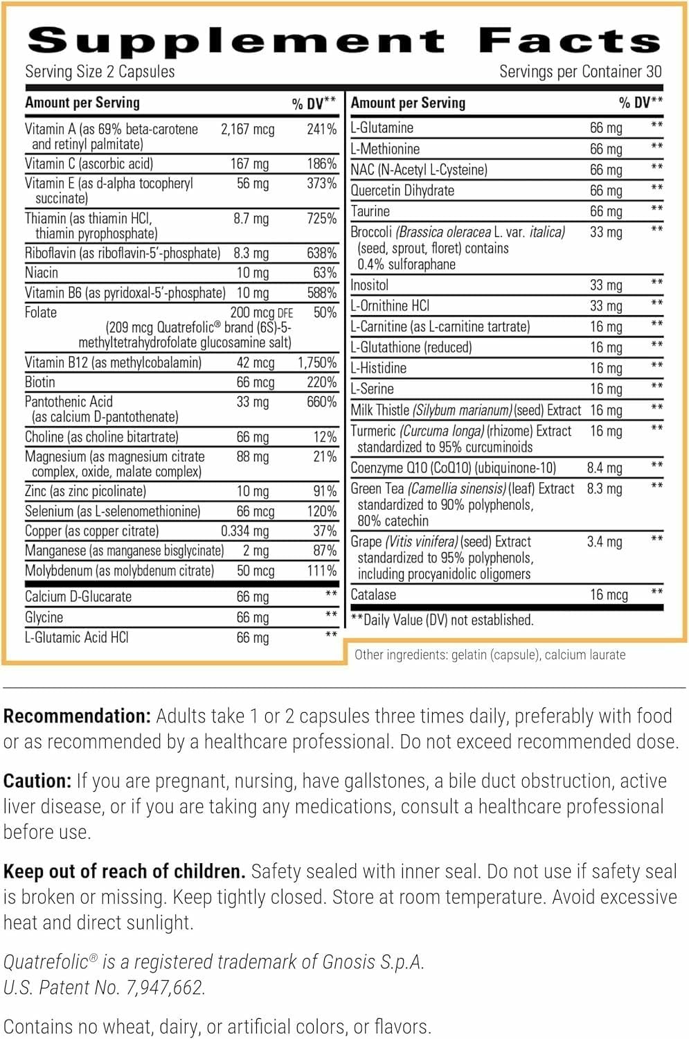 Integrative Therapeutics Detoxification Factors - Liver Supplement for Detoxification Pathway Support, 60 Capsules