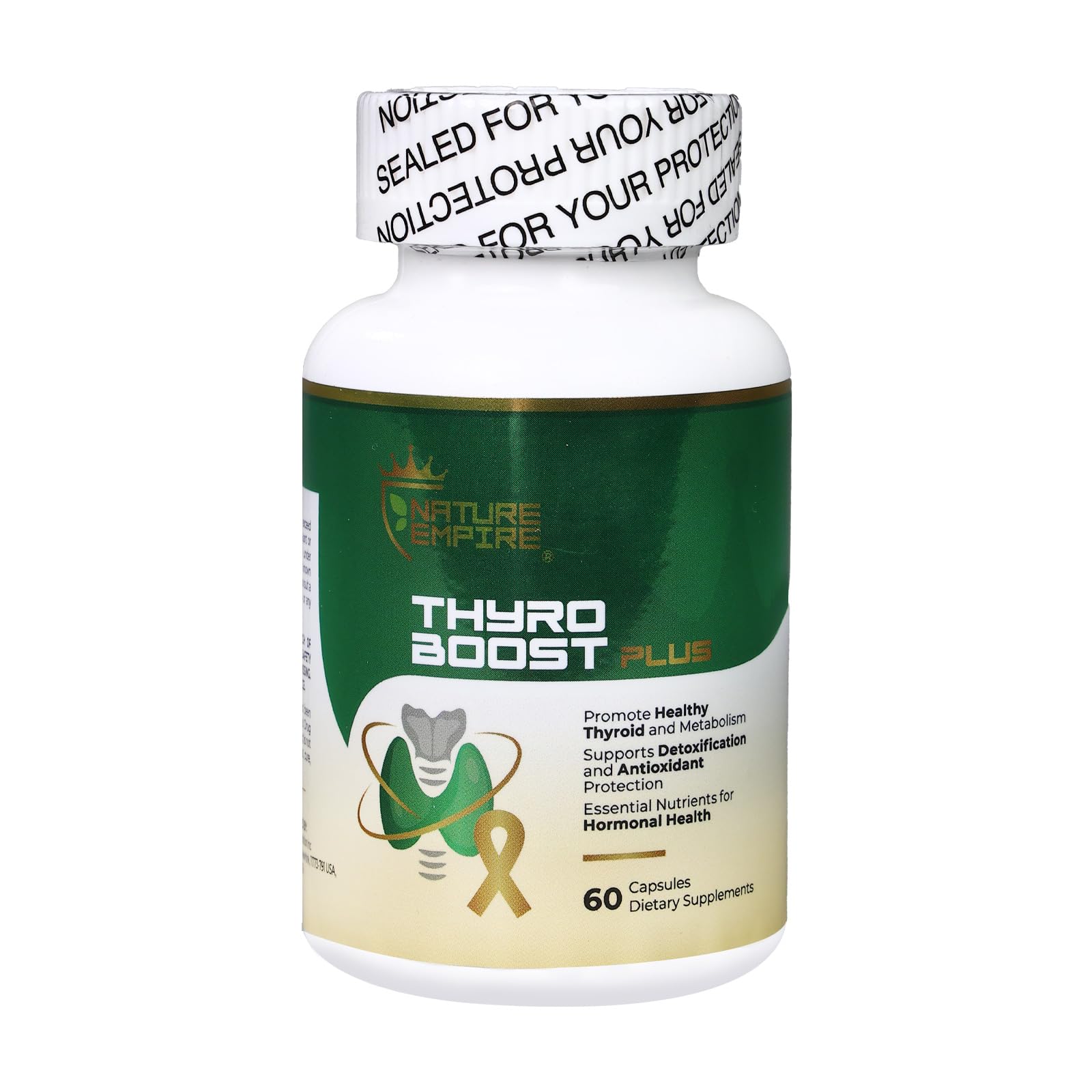 NATUREMPIRE Thyroid Support Supplement 19-in-1 Capsules, 60 Capsules