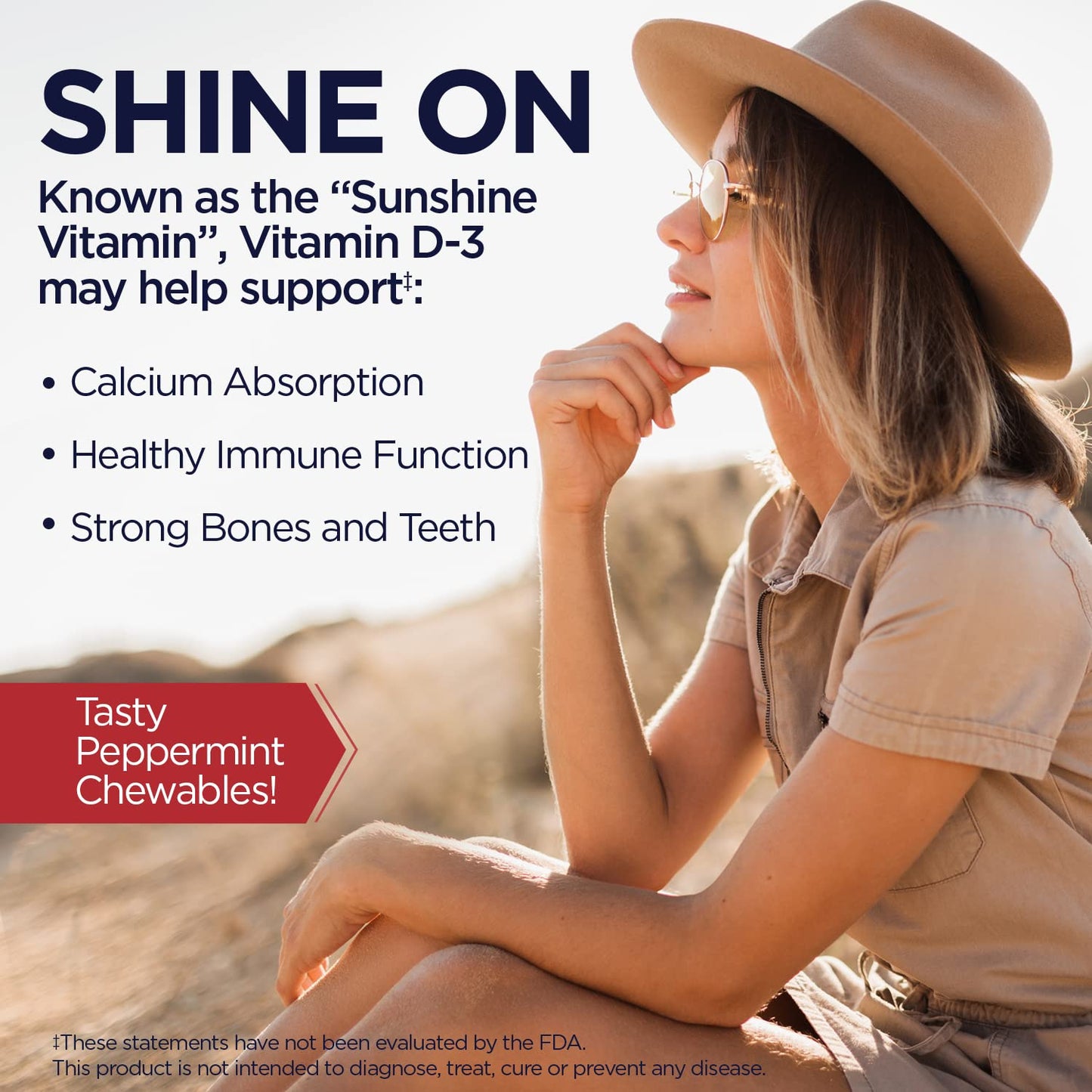 KAL Vitamin D-3 1000 IU Chewable, 200 Chews