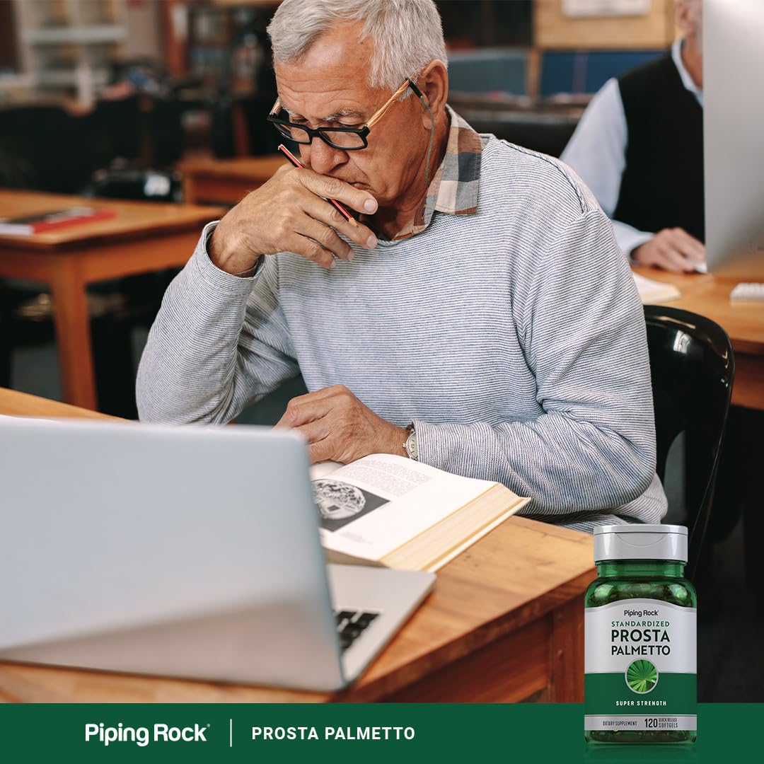 Piping Rock Saw Palmetto Softgels 120