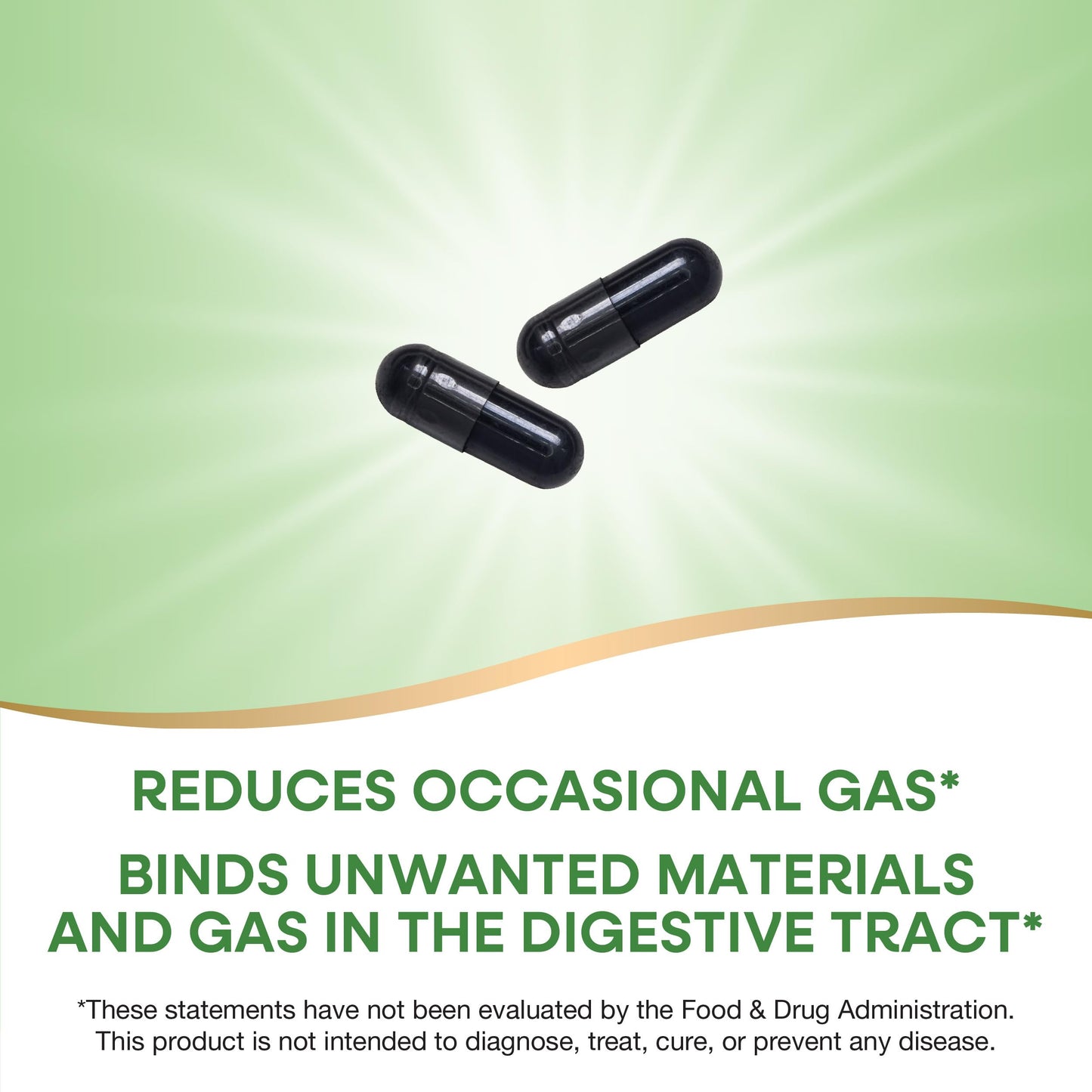 Nature's Way Activated Charcoal Capsules, 200 Count (Pack of 2)