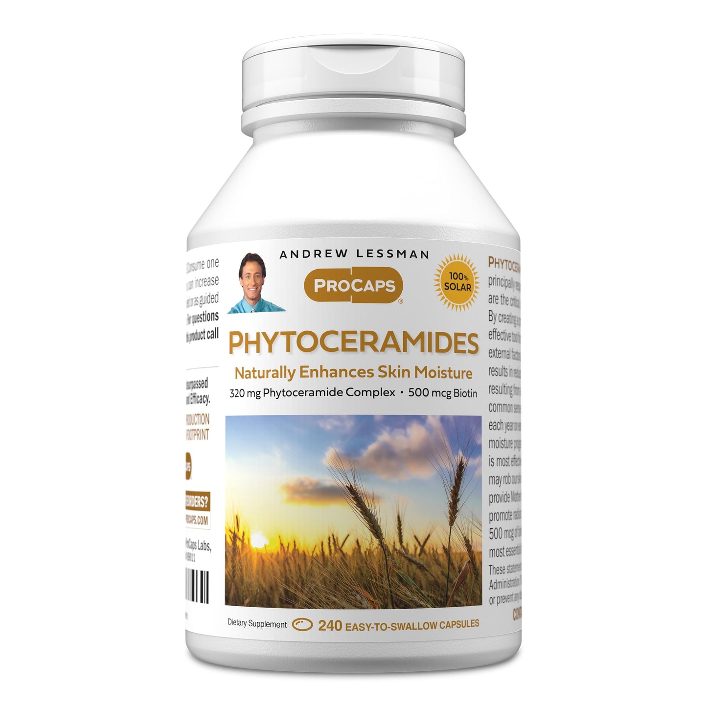 ANDREW LESSMAN Phytoceramides with Biotin Capsules 240
