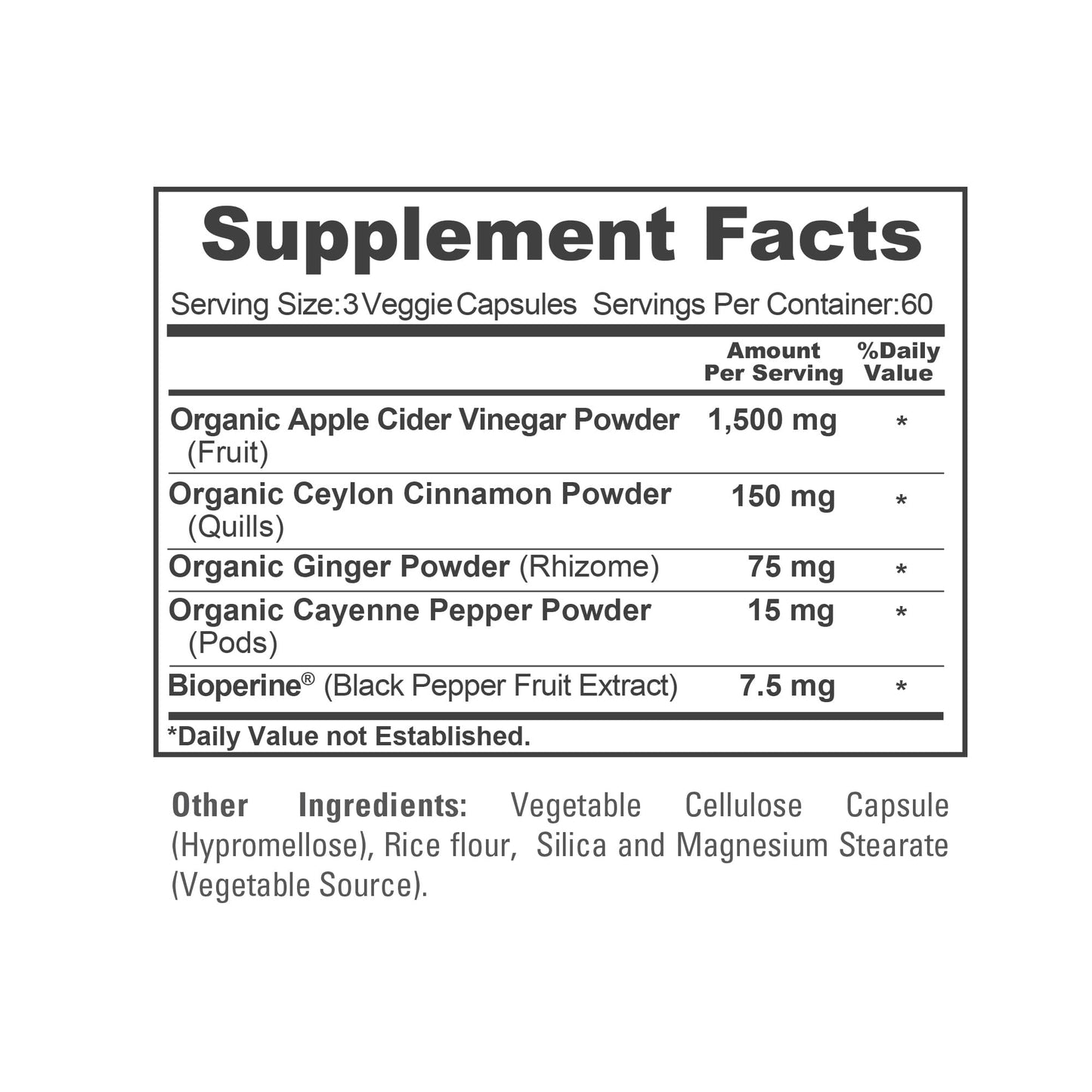 NusaPure Apple Cider Vinegar Complex Capsule 180