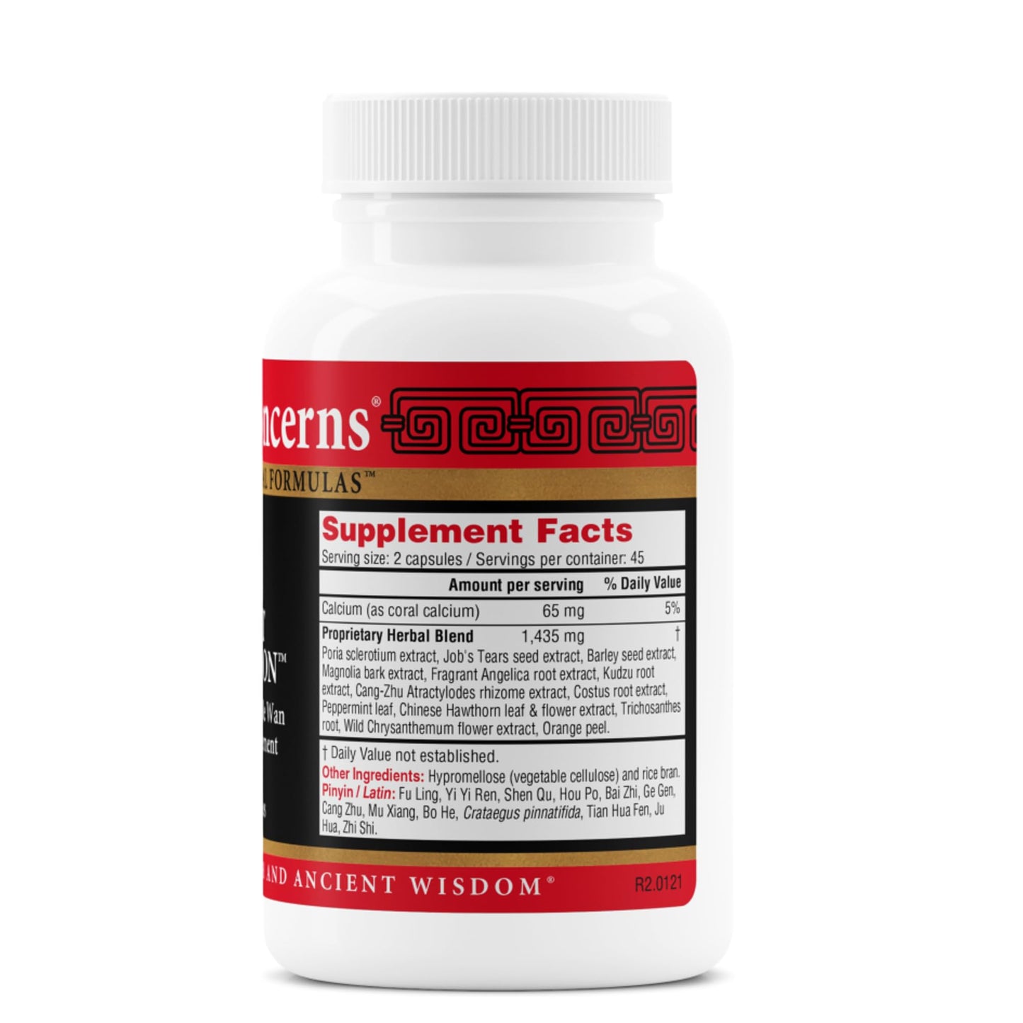 Health Concerns Quiet Digestion Digestive Support Herbal Chinese Formula with Bao He Wan Capsule 90 Count