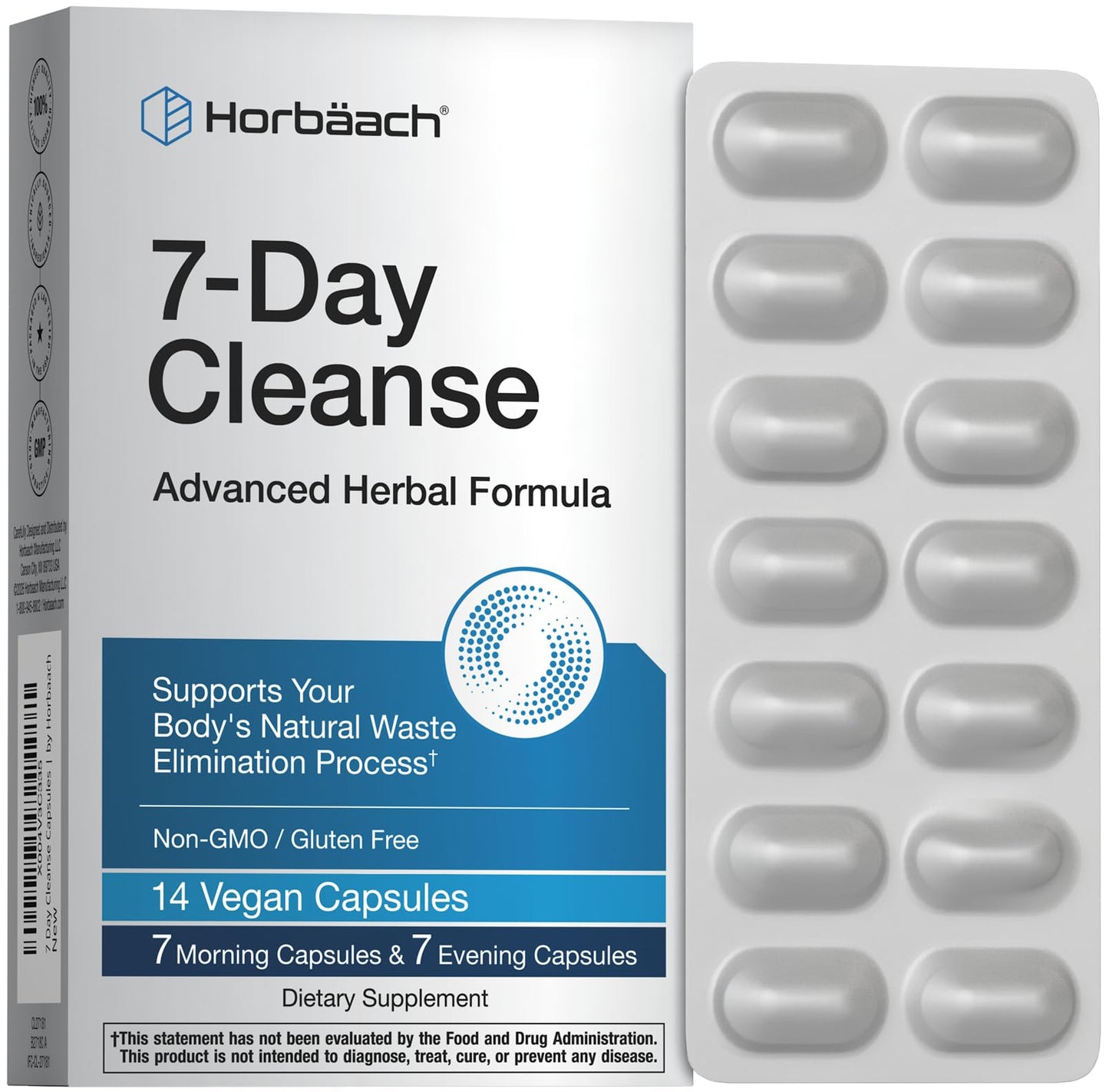 Horbäach 7 Day Cleanse Capsule 14 Count