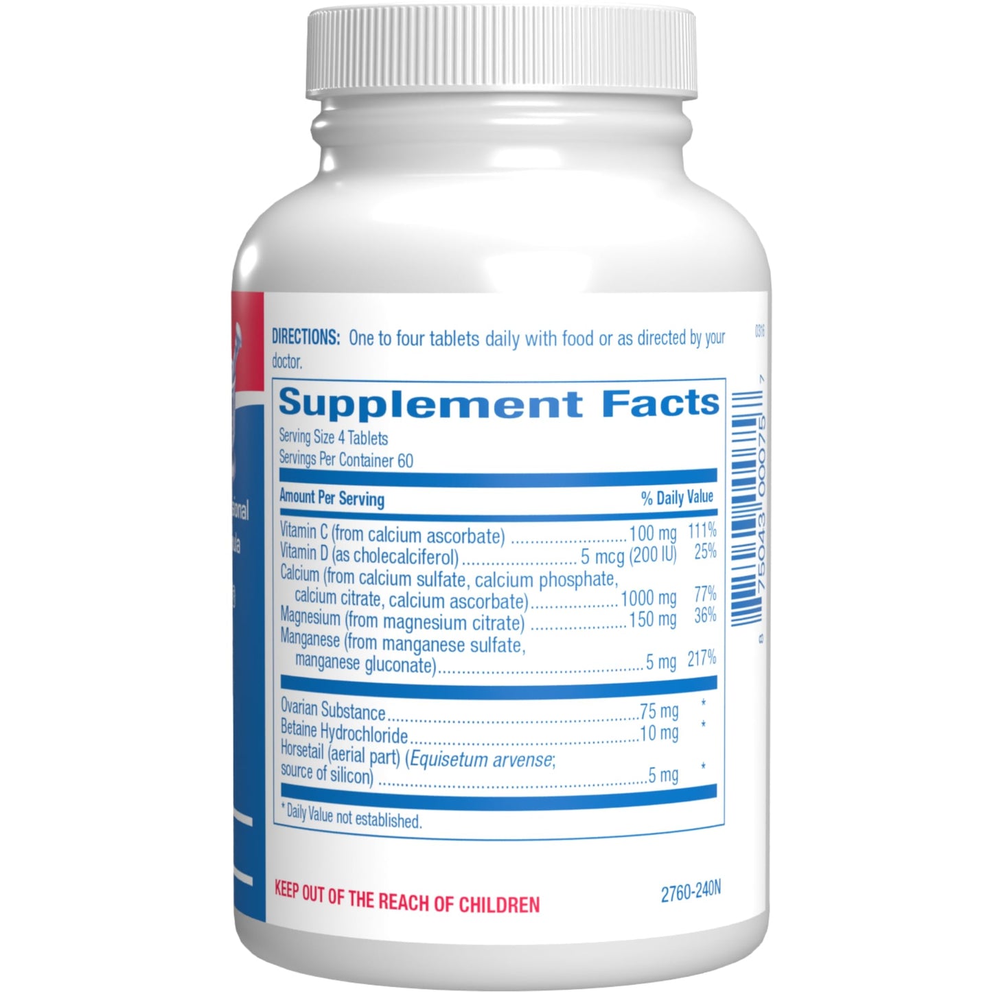 Anabolic Laboratories Osteo-Plex Bone Health Supplement for Women Tablets 240 Count