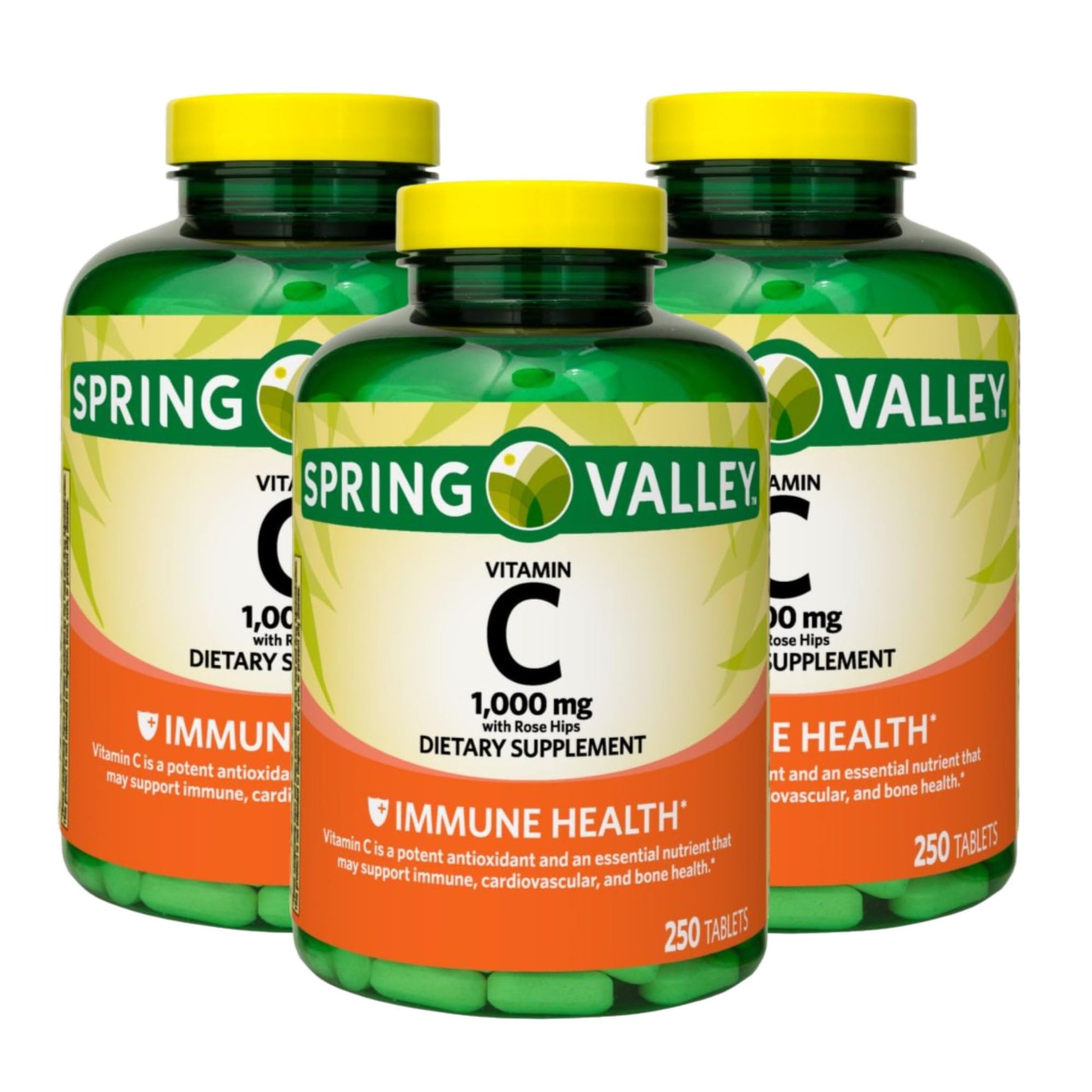 Unique Bundle Store Vitamin C 1000mg with Rose HIPS Tablets 750