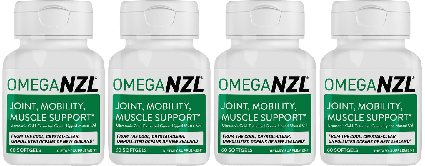 OMEGANZL Omega-3 Joint Support with Green-Lipped Mussel Oil Softgels, 240