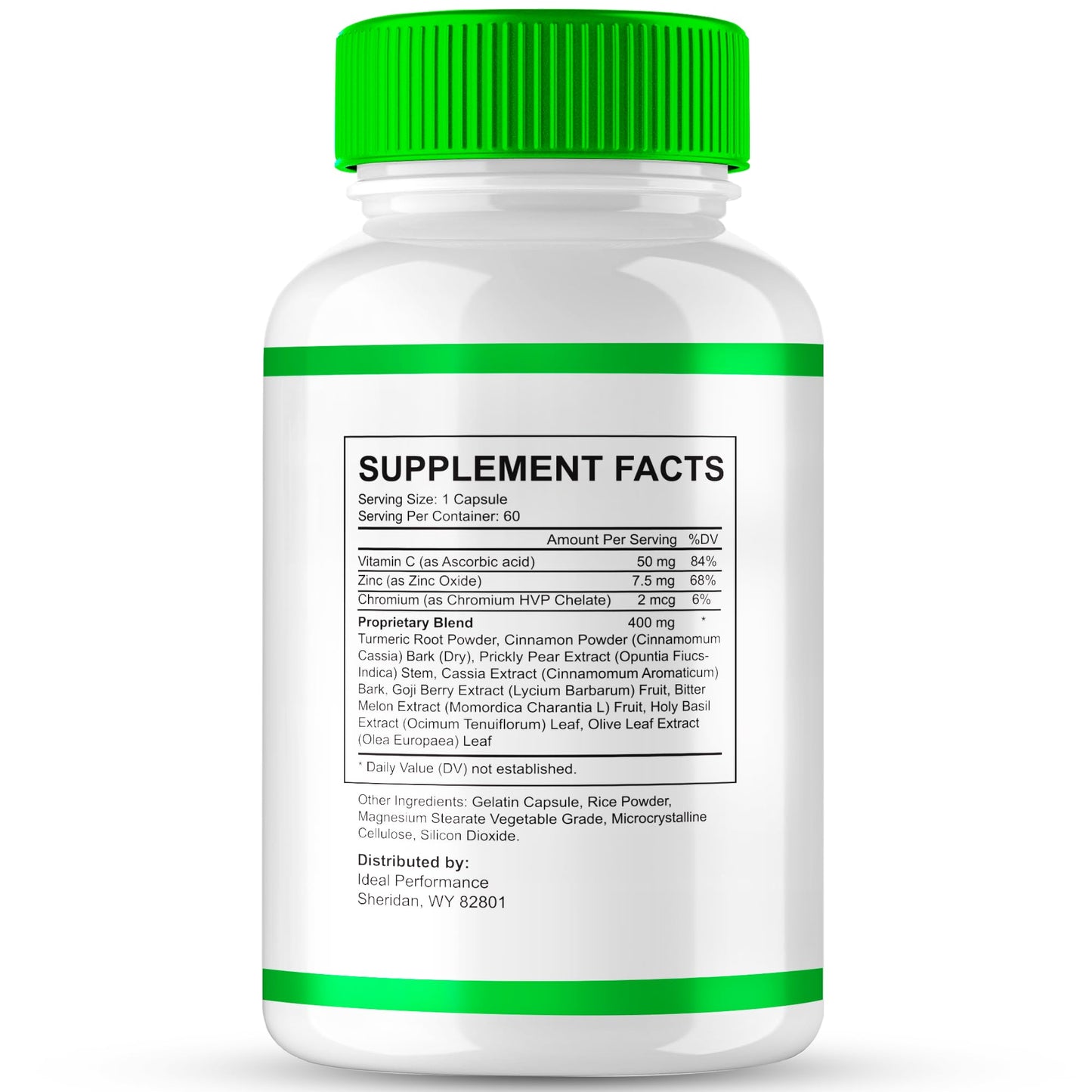 IDEAL PERFORMANCE Sugar Sweep Advanced Blood Formula Capsules 180 Count