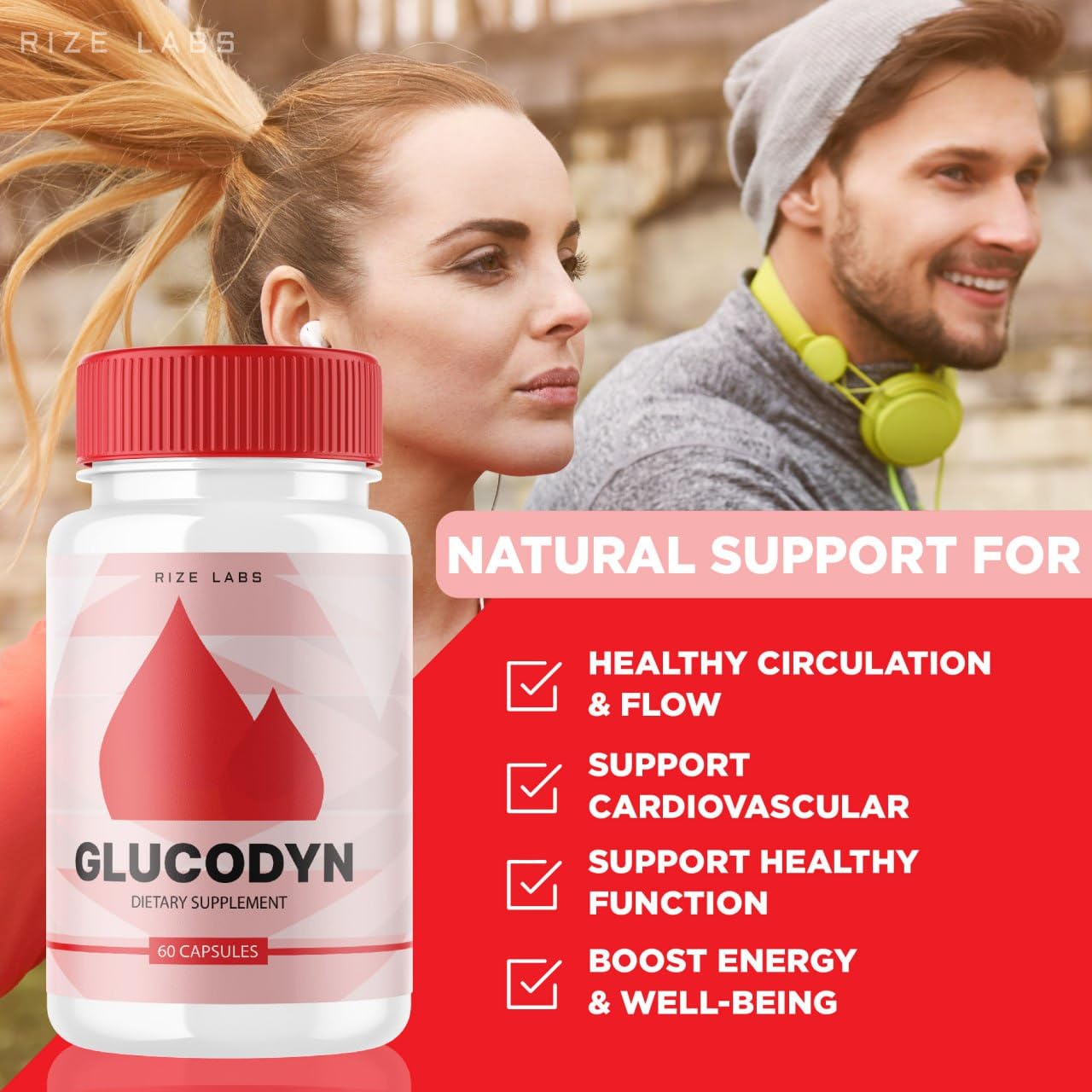 rize labs Glucodyn 120 Capsules