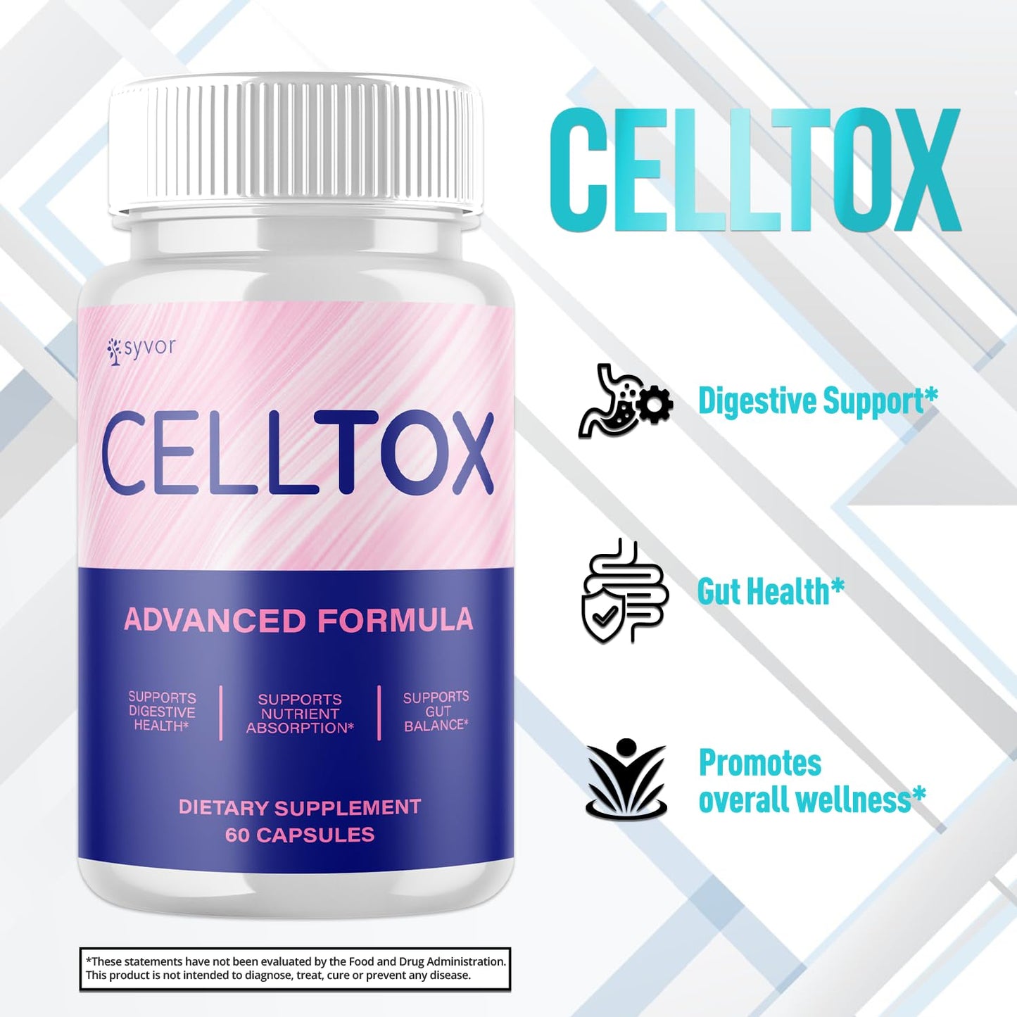 Syvor Celltox Probiotic Capsules, 300 Capsules