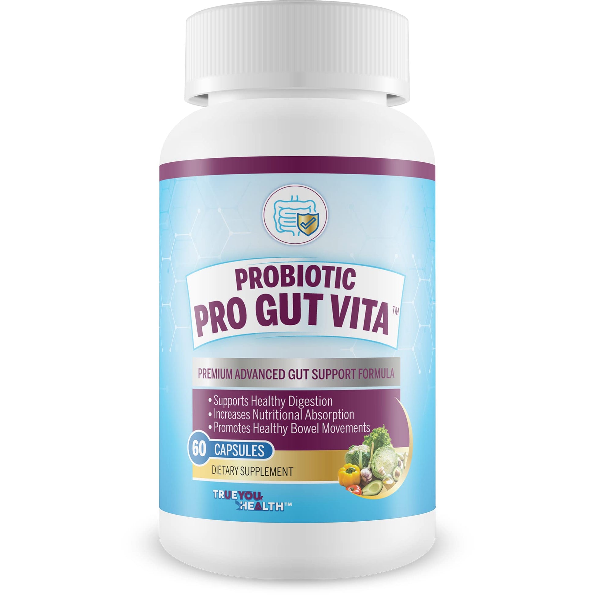 True You Health Probiotic Pro Gut Vita Capsule 60 Count