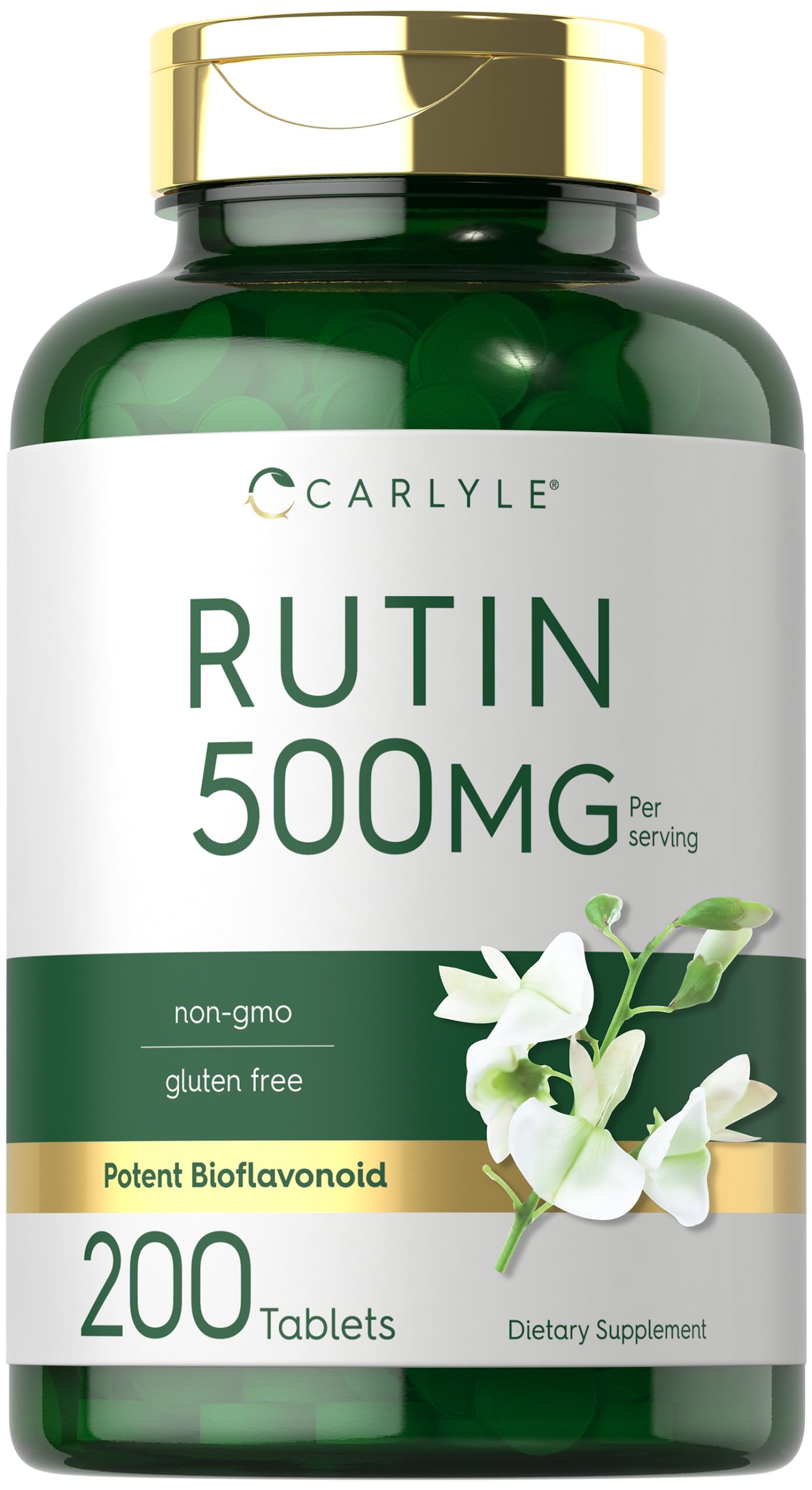 Carlyle Rutin Supplement 500mg Tablet, 200 Count